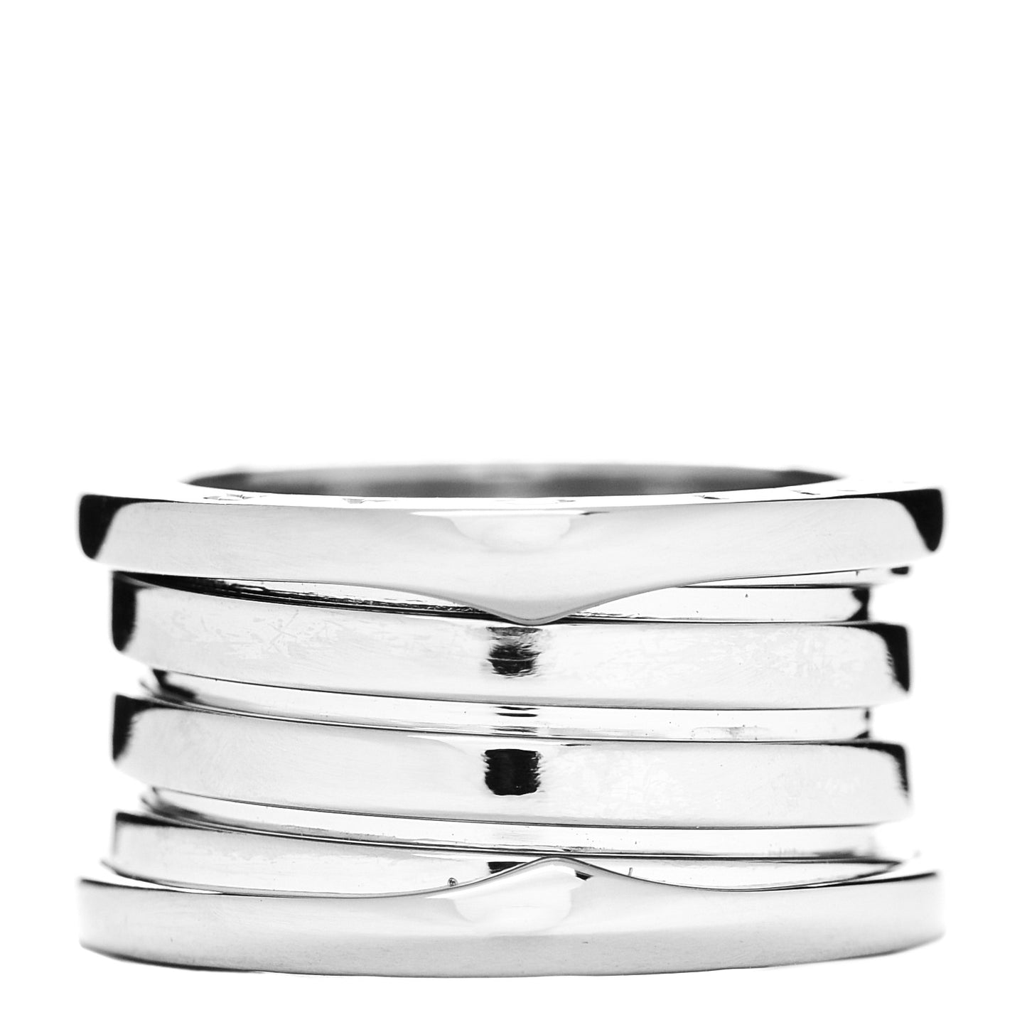 18K White Gold B.Zero1 Four-Band Ring 51 5.75