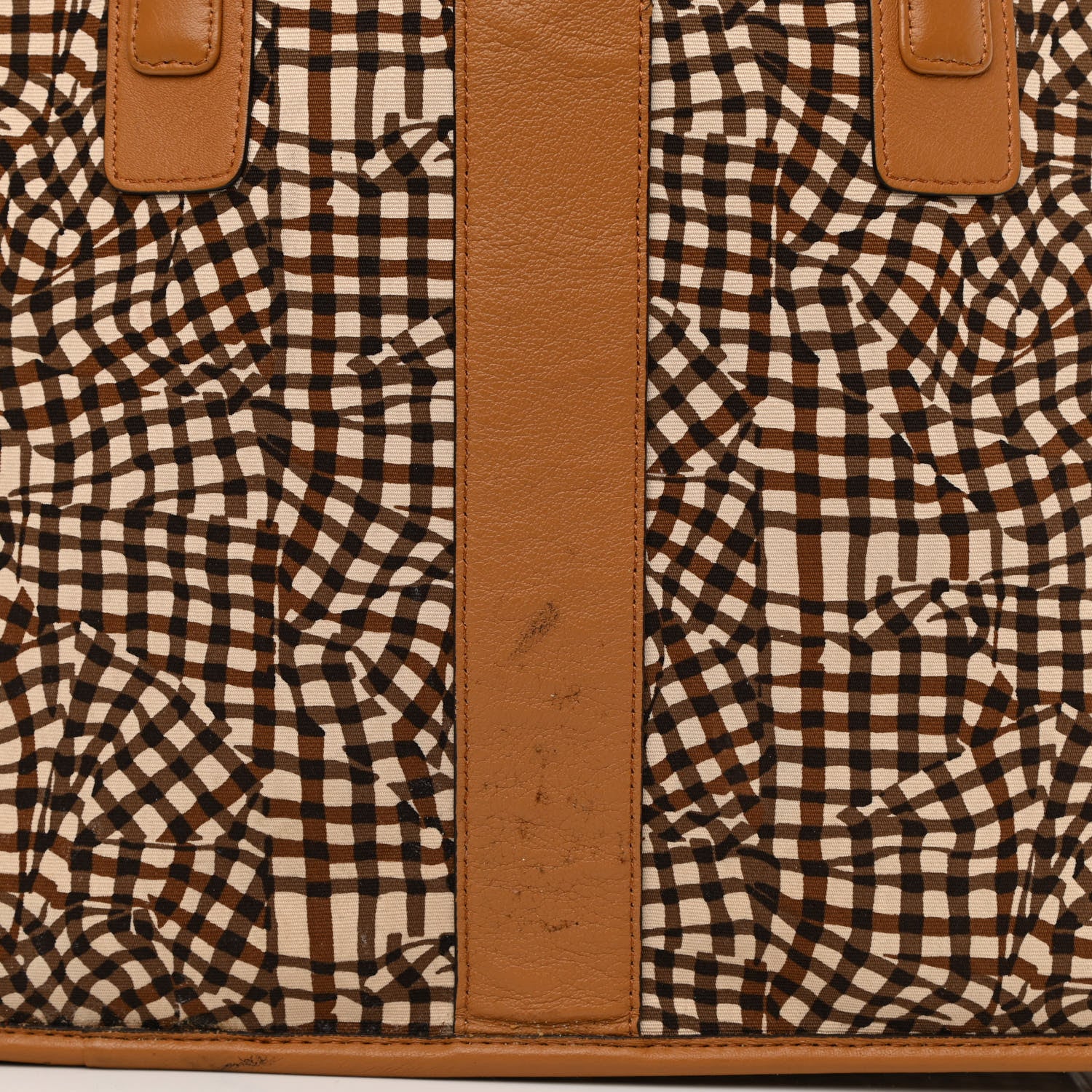 MCM Visetos Medium Liz Reversible Shopper Tote Cognac 16 of 17