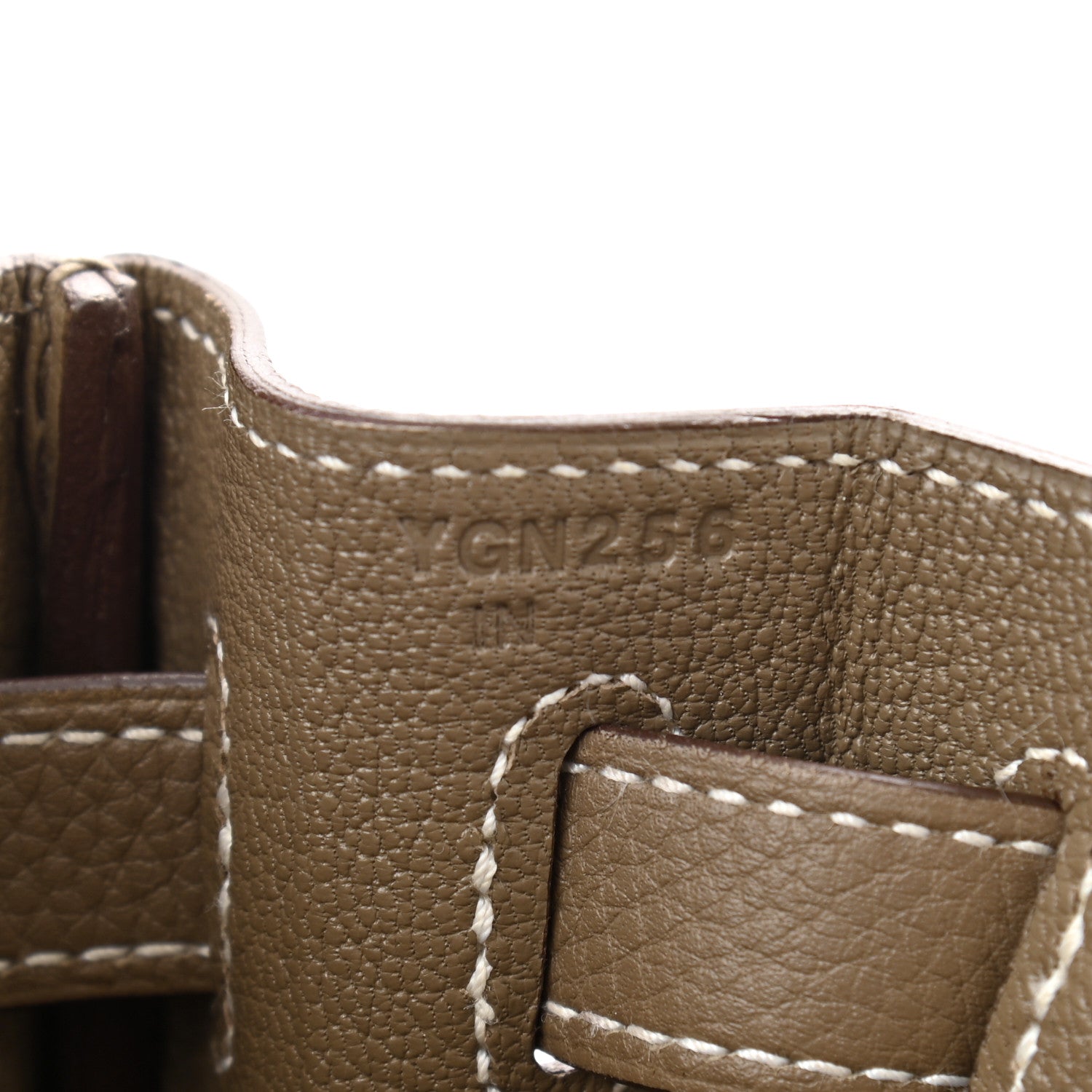 Hermes Togo Kelly Retourne 28 Etoupe 8 of 13