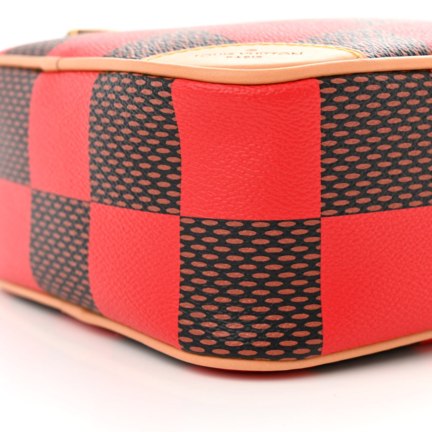 Damier Pop Chess Messenger Red
