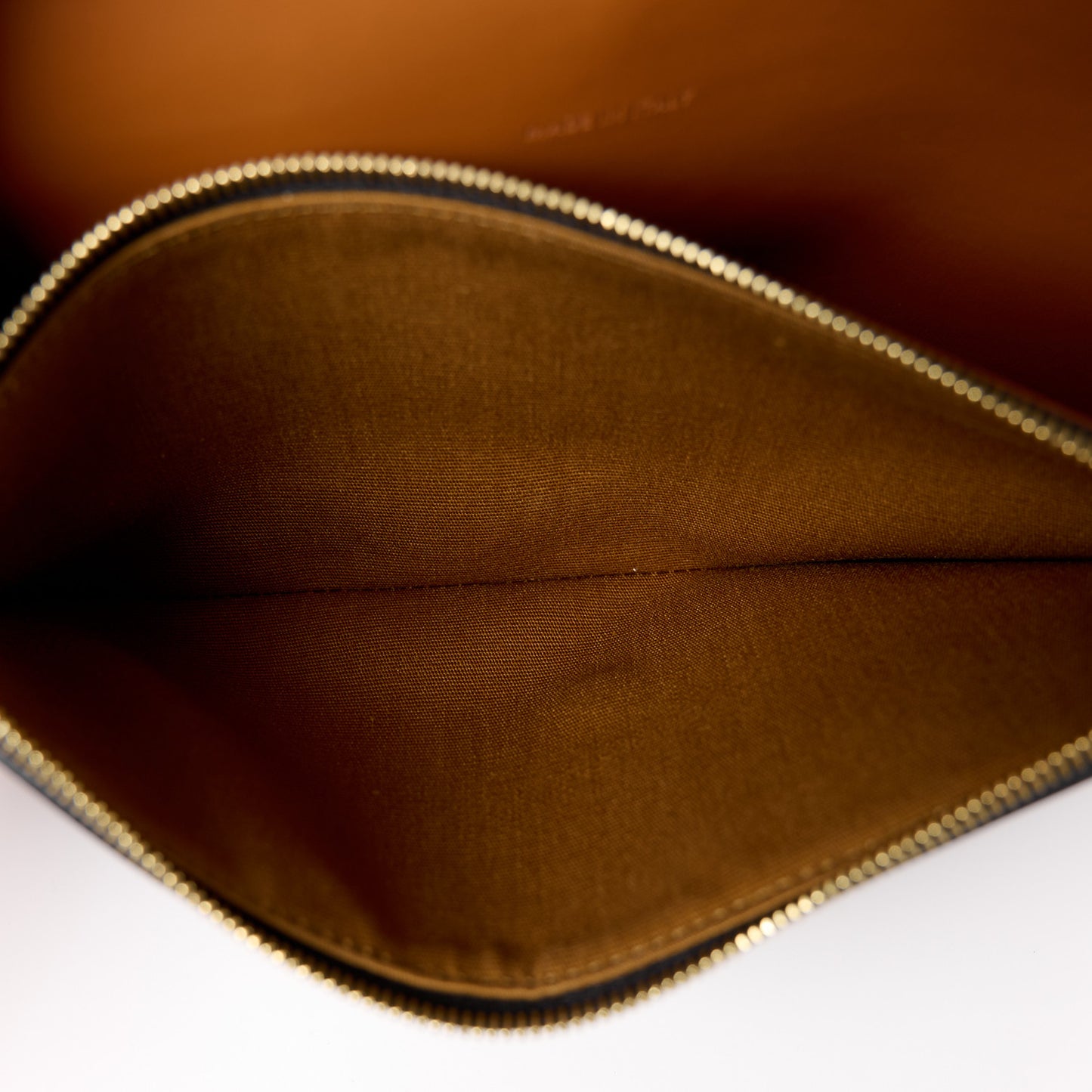 Triomphe Canvas Lambskin Wallet On Strap Tan