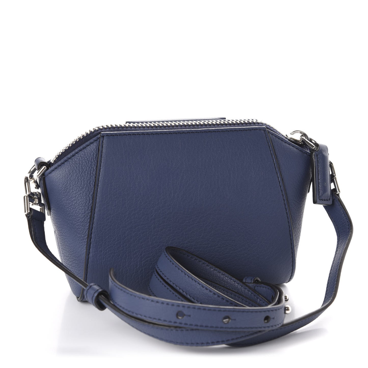 Sugar Goatskin Nano Antigona Midnight Blue