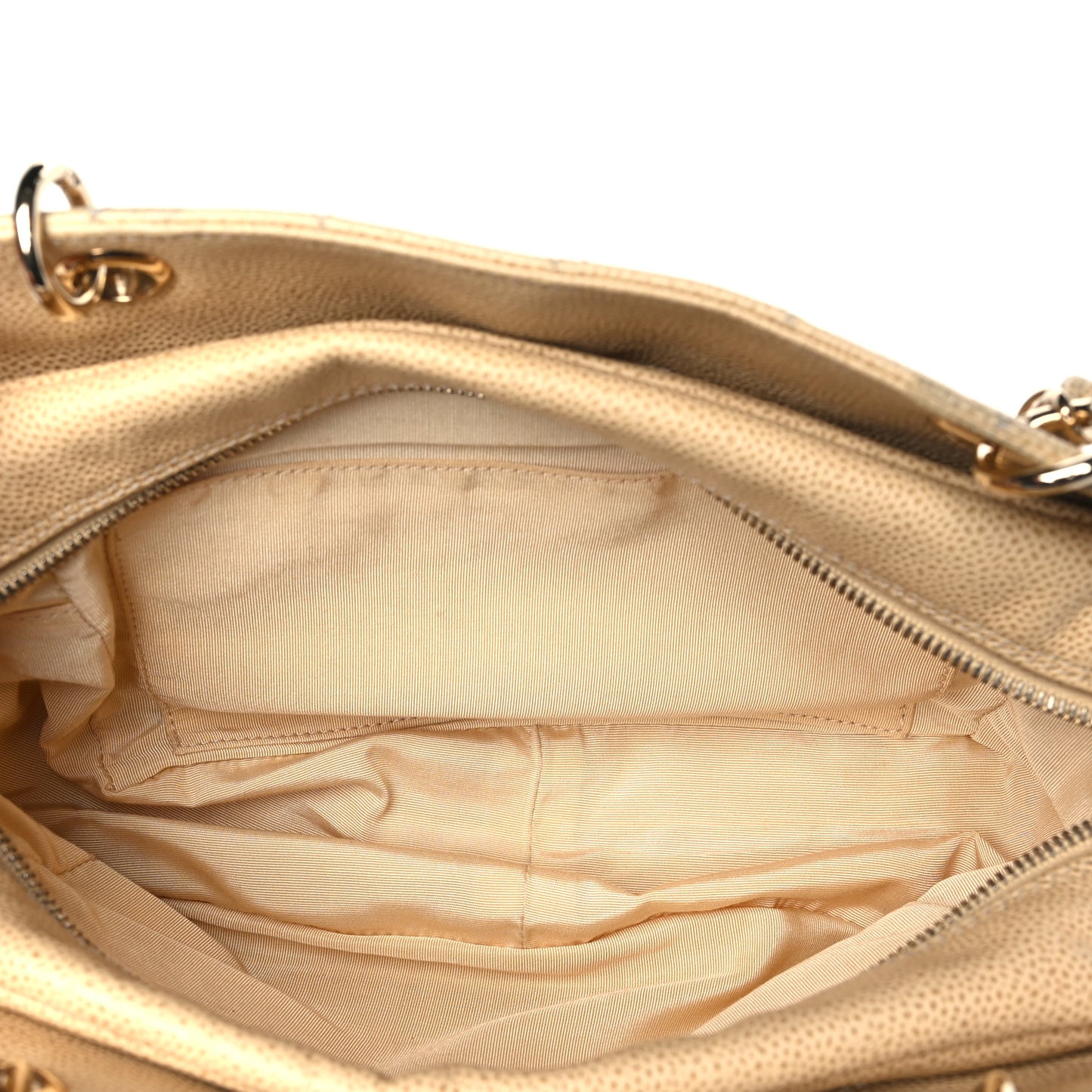 Caviar Quilted Petit Timeless Tote PTT Beige