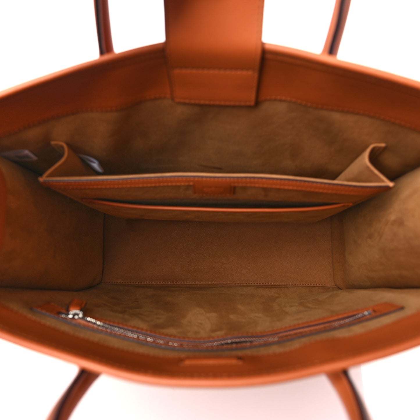 Spanish Calfskin Medium Klassik Tote Cognac