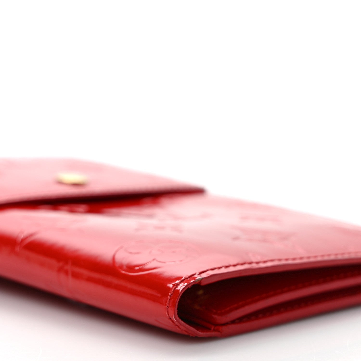 Louis Vuitton Vernis Walker Wallet Red 7 of 8