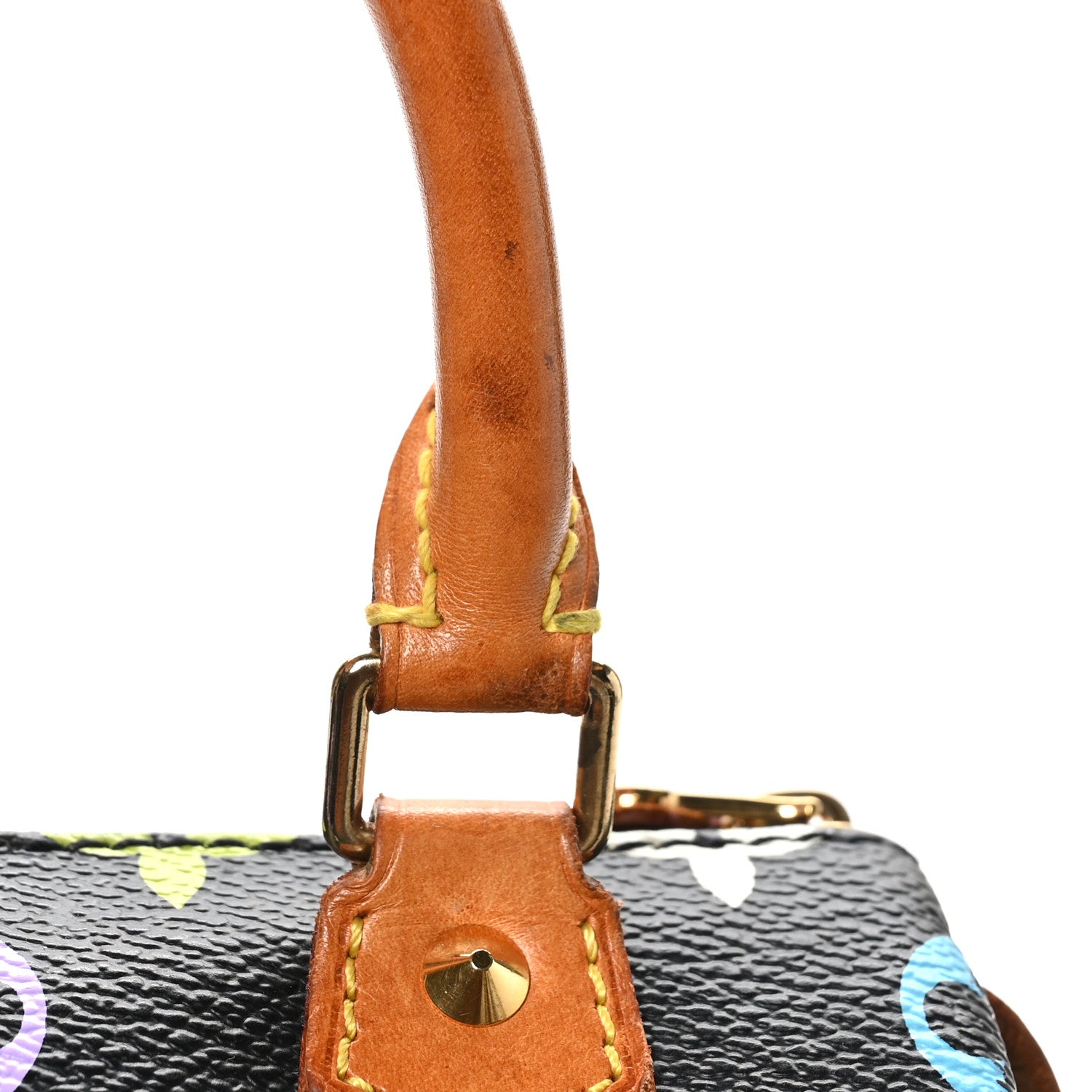 Louis Vuitton Monogram Multicolor Mini Sac HL Speedy Black 10 of 10