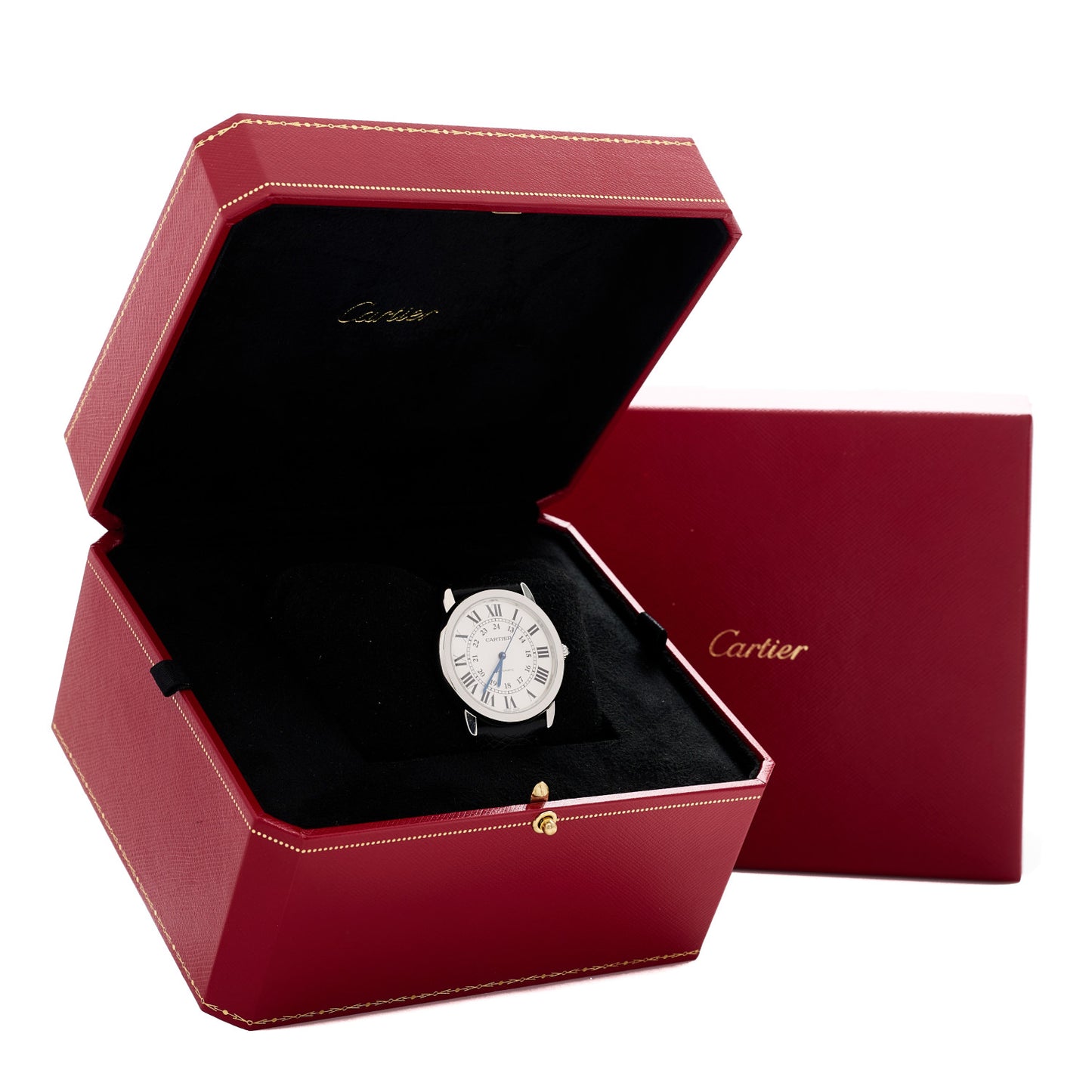 Stainless Steel Calfskin 36mm Ronde Solo Automatic Watch