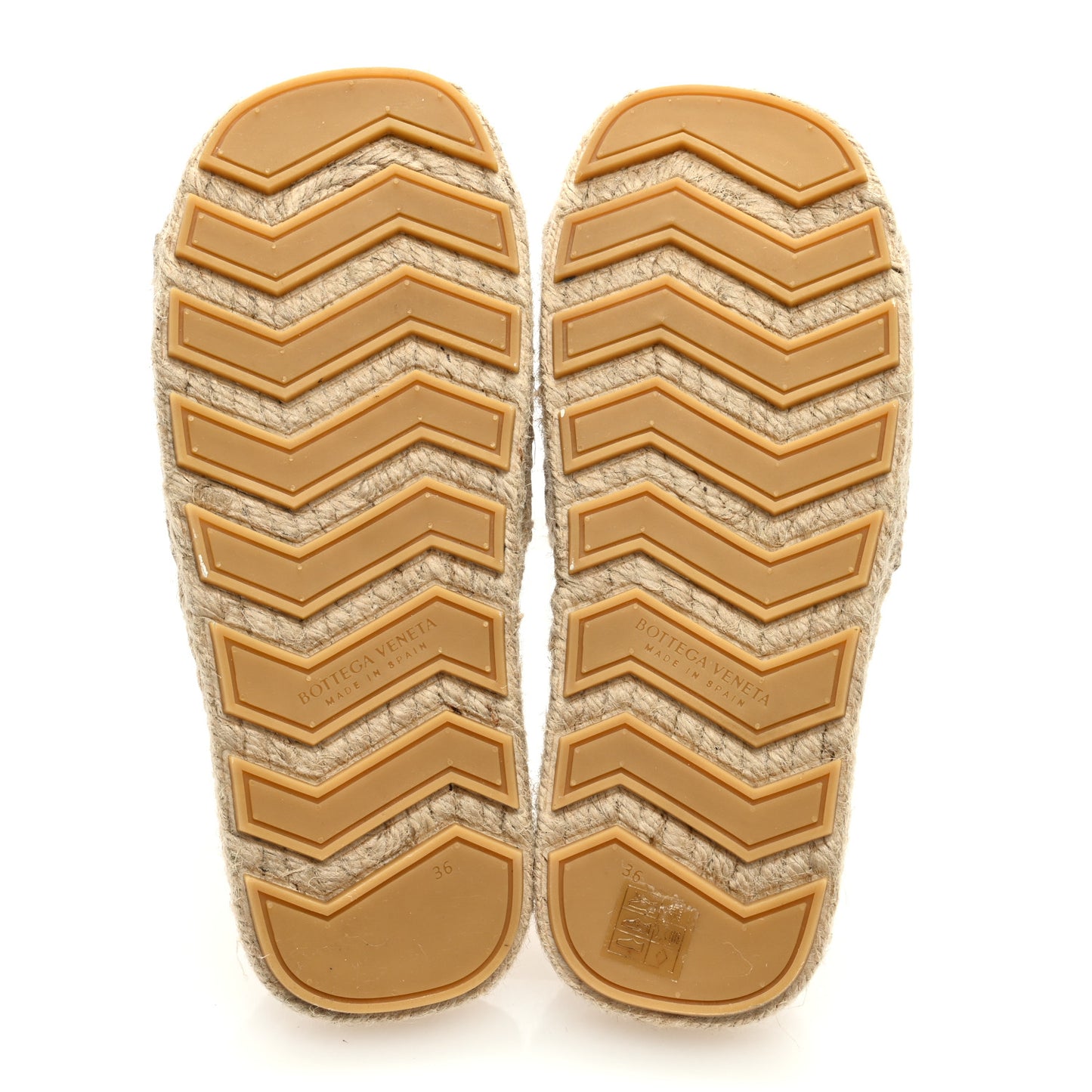Jute Intreccio Jack Espadrille Sandals 36 Cane Sugar