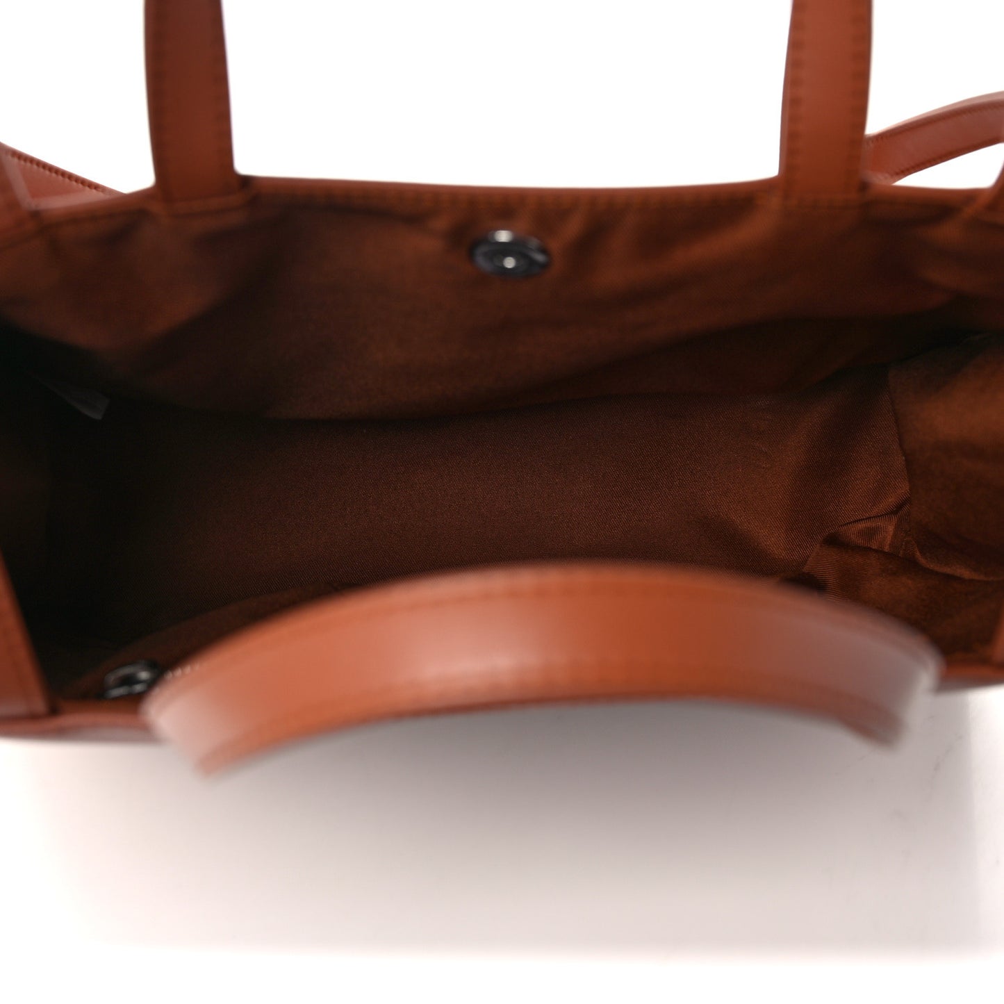 Vegan Leather Medium Shopping Bag Tan