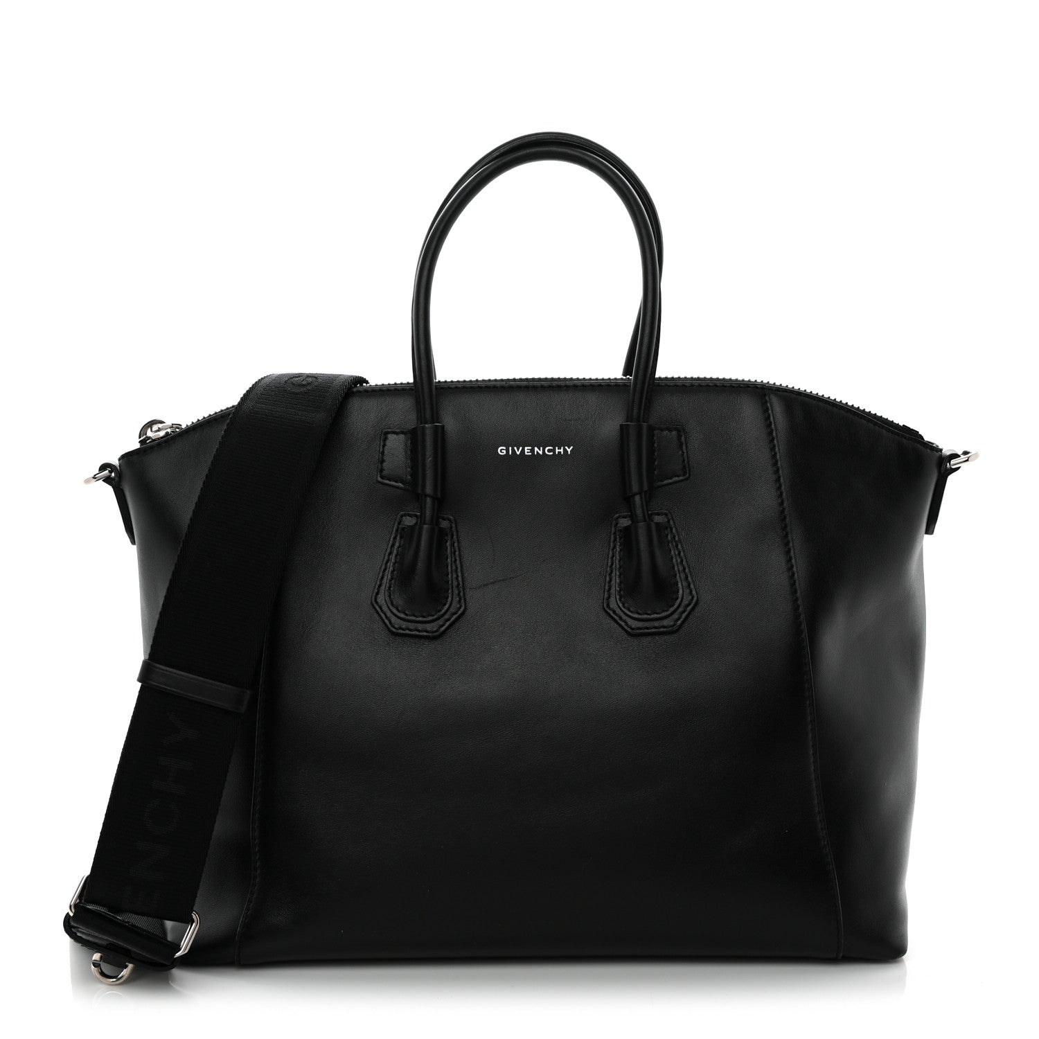 Givenchy Box Calfskin Small Antigona Sport Top Handle Bag Black