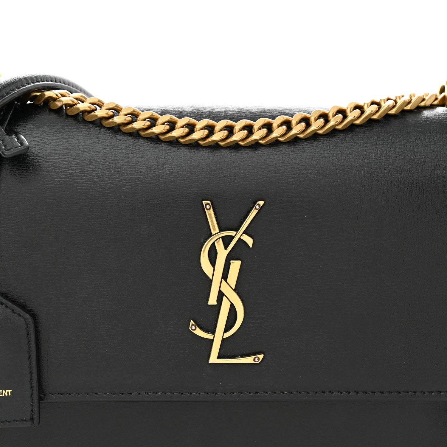 Saint Laurent Calfskin Medium Monogram Sunset Black 9 of 15