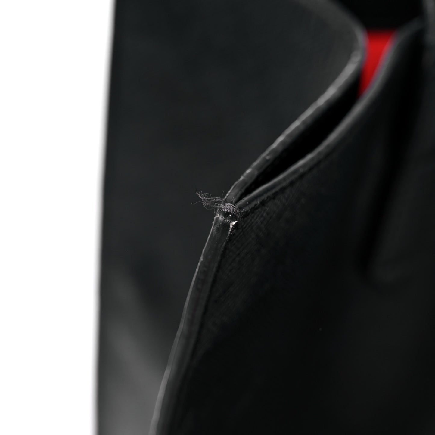 Textured Coated Canvas Medium Stargate Shopper Tote Black