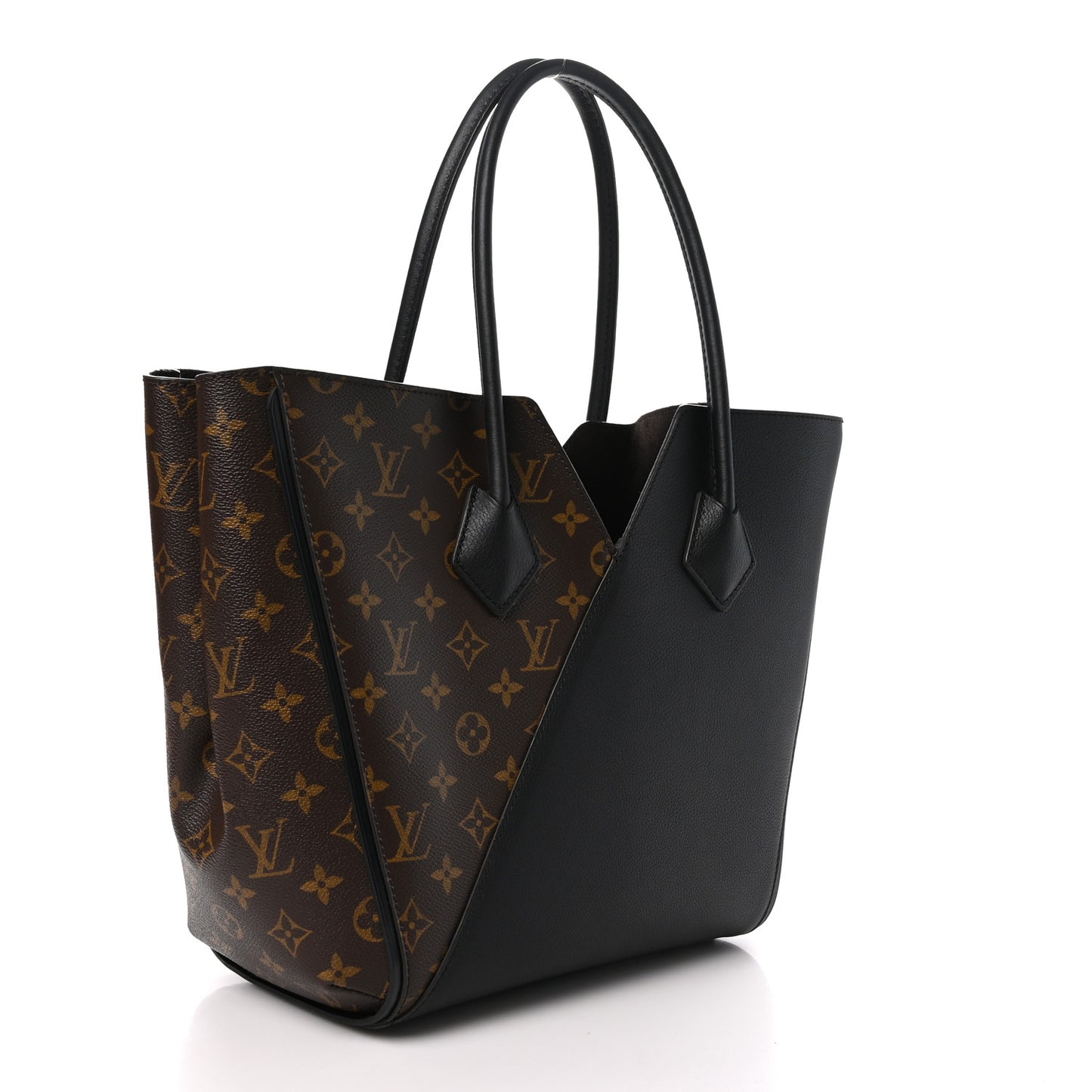 Calfskin Monogram Kimono Tote Black