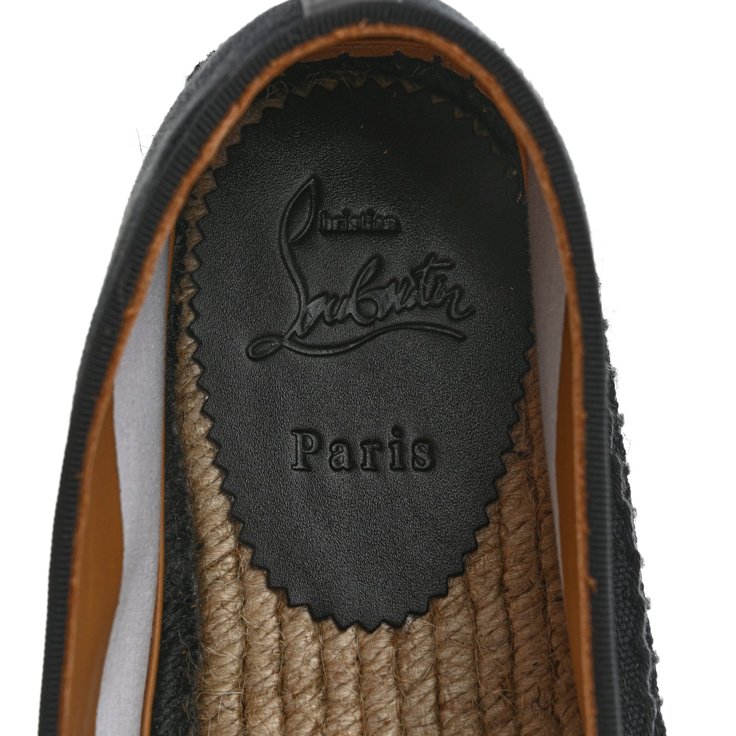 Canvas Mens Nanou Orlato Flat Espadrilles 44 Black