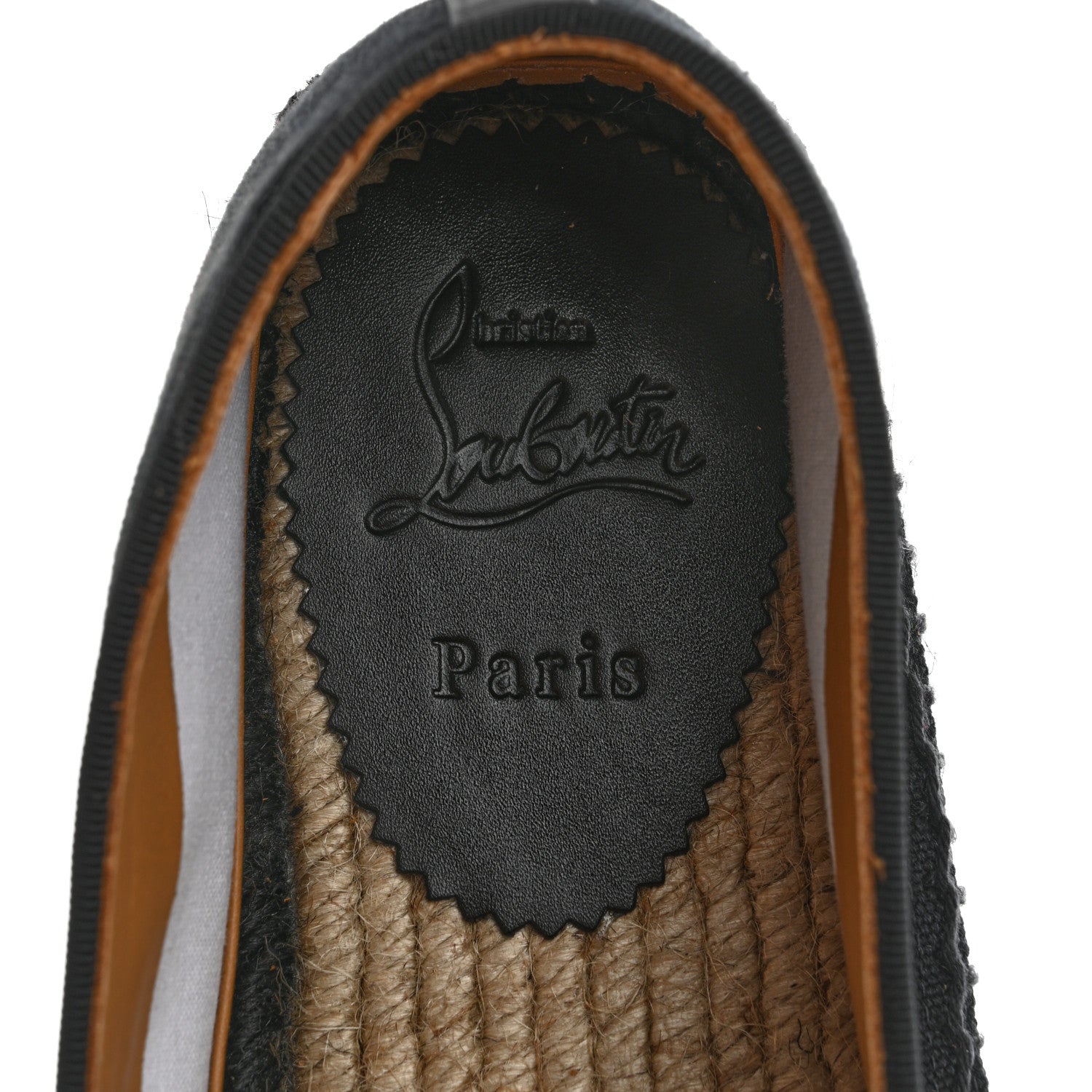 Christian Louboutin Canvas Mens Nanou Orlato Flat Espadrilles 44 Black 5 of 6