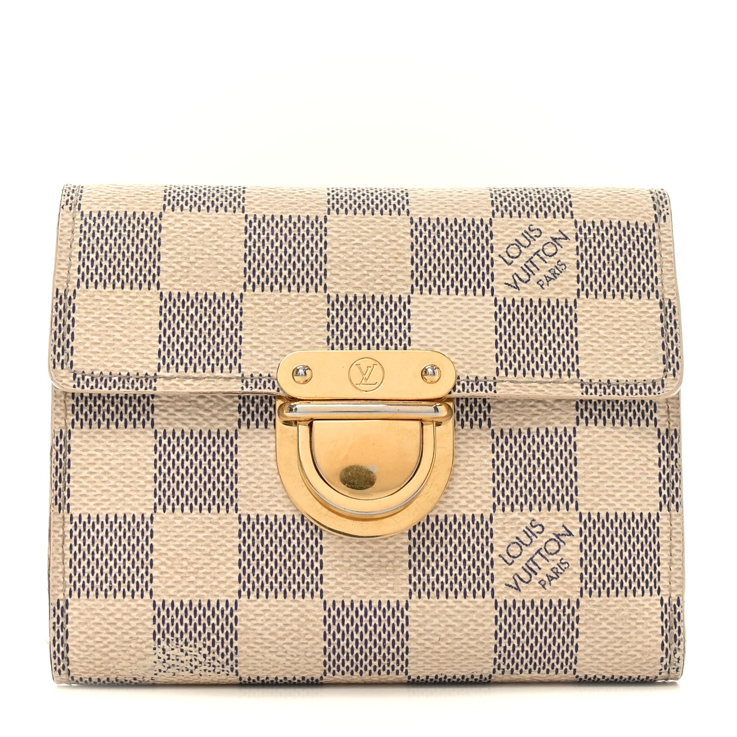 正規Louis Vuitton人気のコアラ極美品プレゼントにも Louis Vuitton Damier Azur Koala Wallet 1821987 – FASHIONPHILE