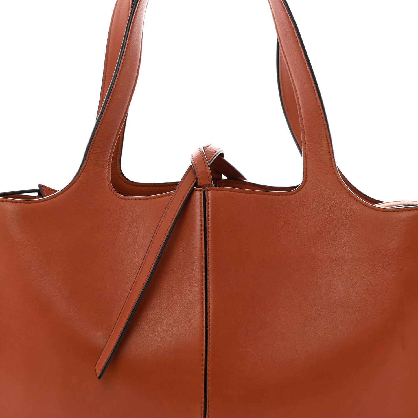 Calfskin Medium Tri-Fold Bag Brick