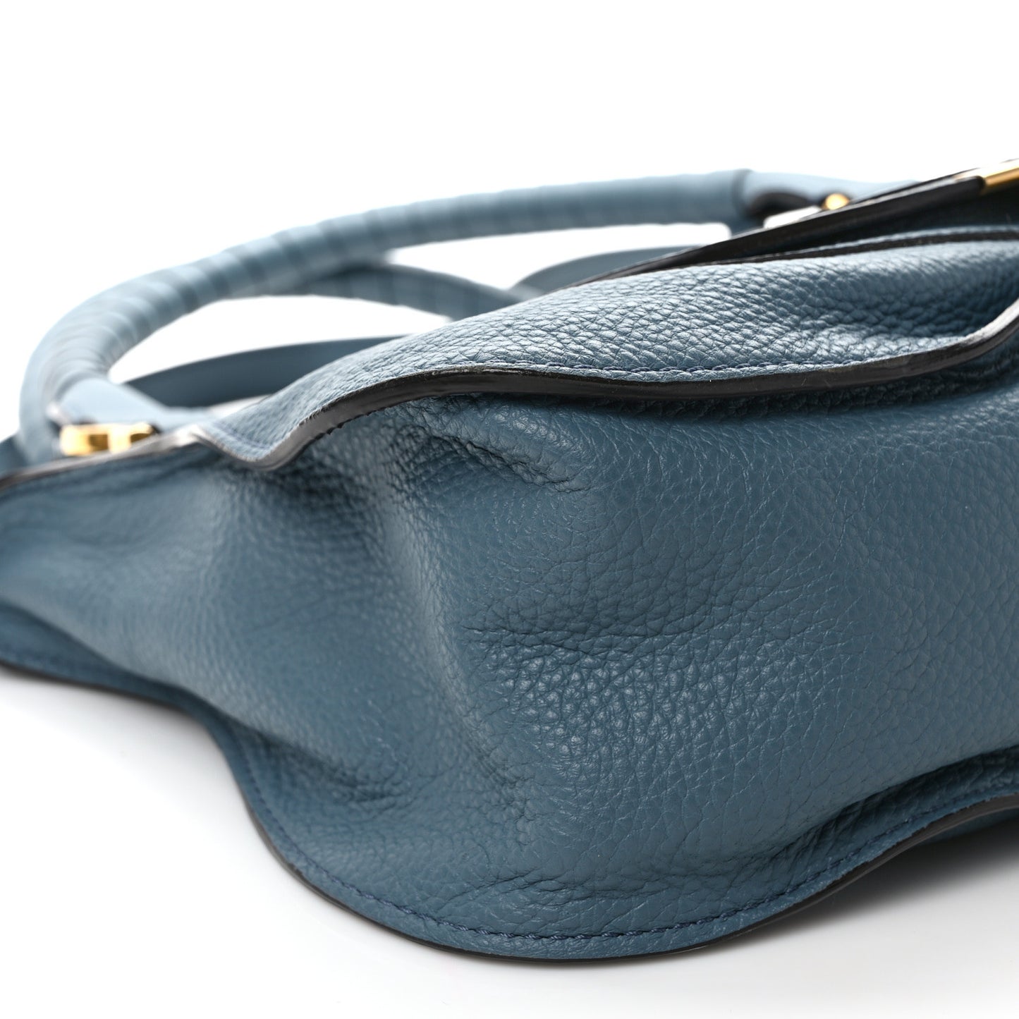 Calfskin Medium Marcie Satchel Blue