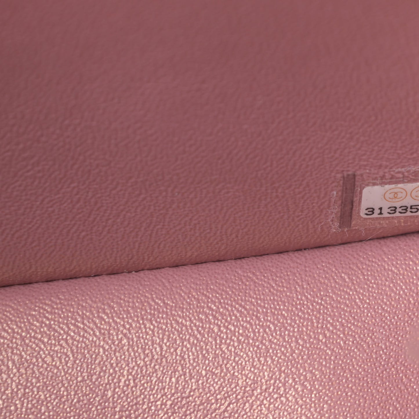 Iridescent Lambskin Quilted Mini Top Handle Rectangular Flap Pink