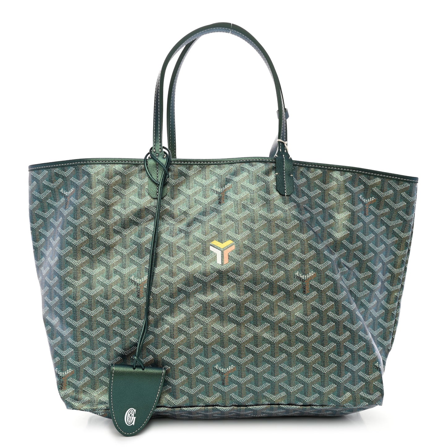 Iridescent Goyardine Saint Louis PM Pearly Green