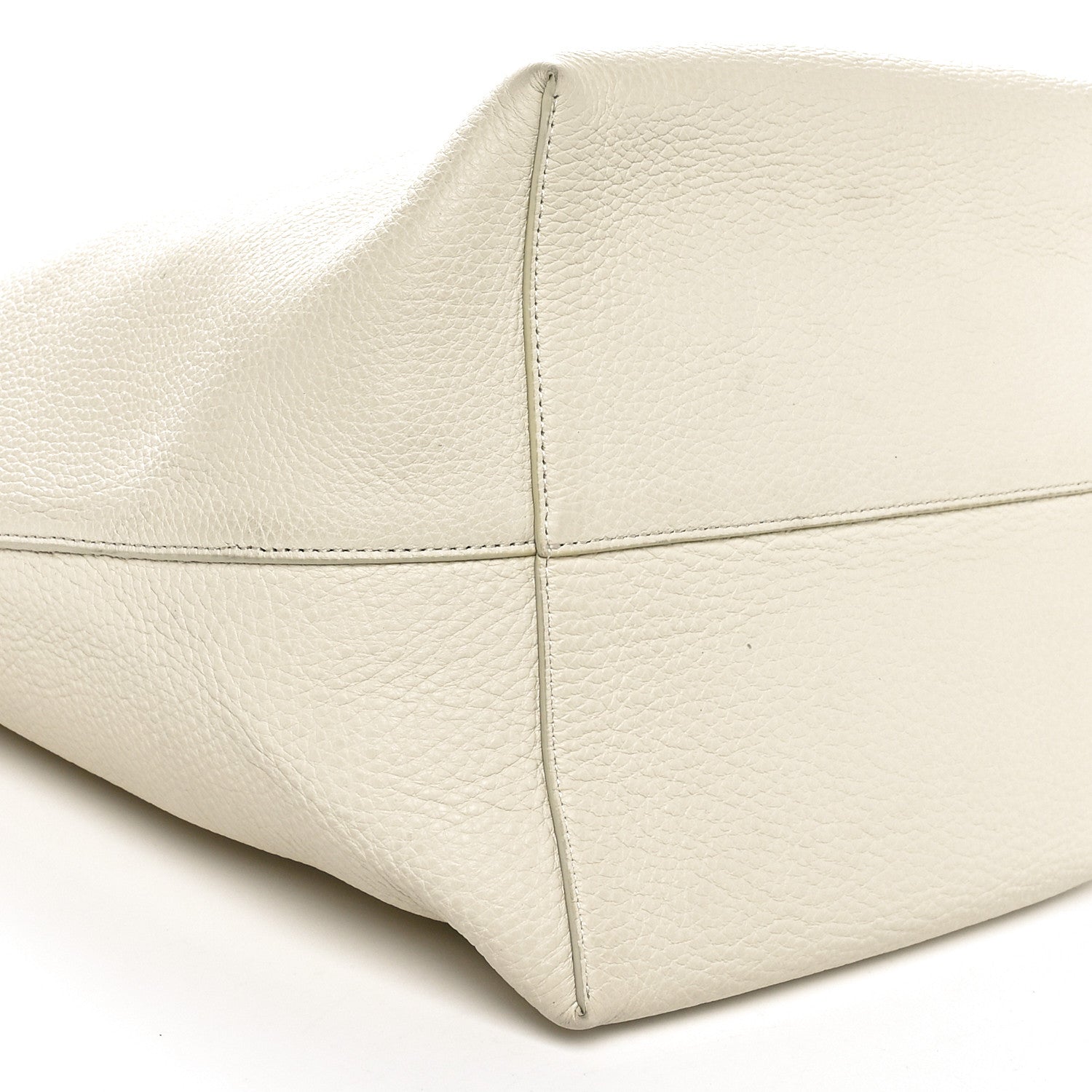 The Row Grained Calfskin Large N/S Park Tote Ivory 9 of 10