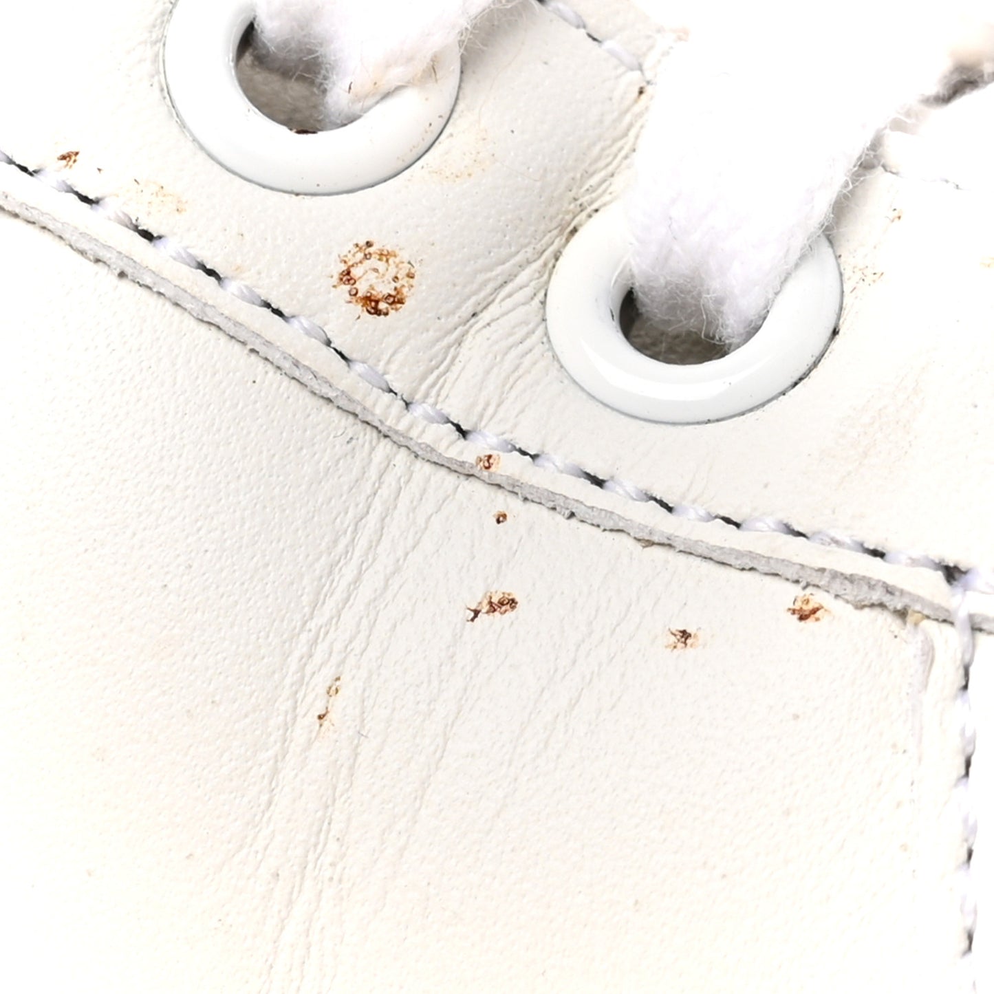 Calfskin Wool Web Bee Embroidered Womens Ace Sneakers 35.5 White