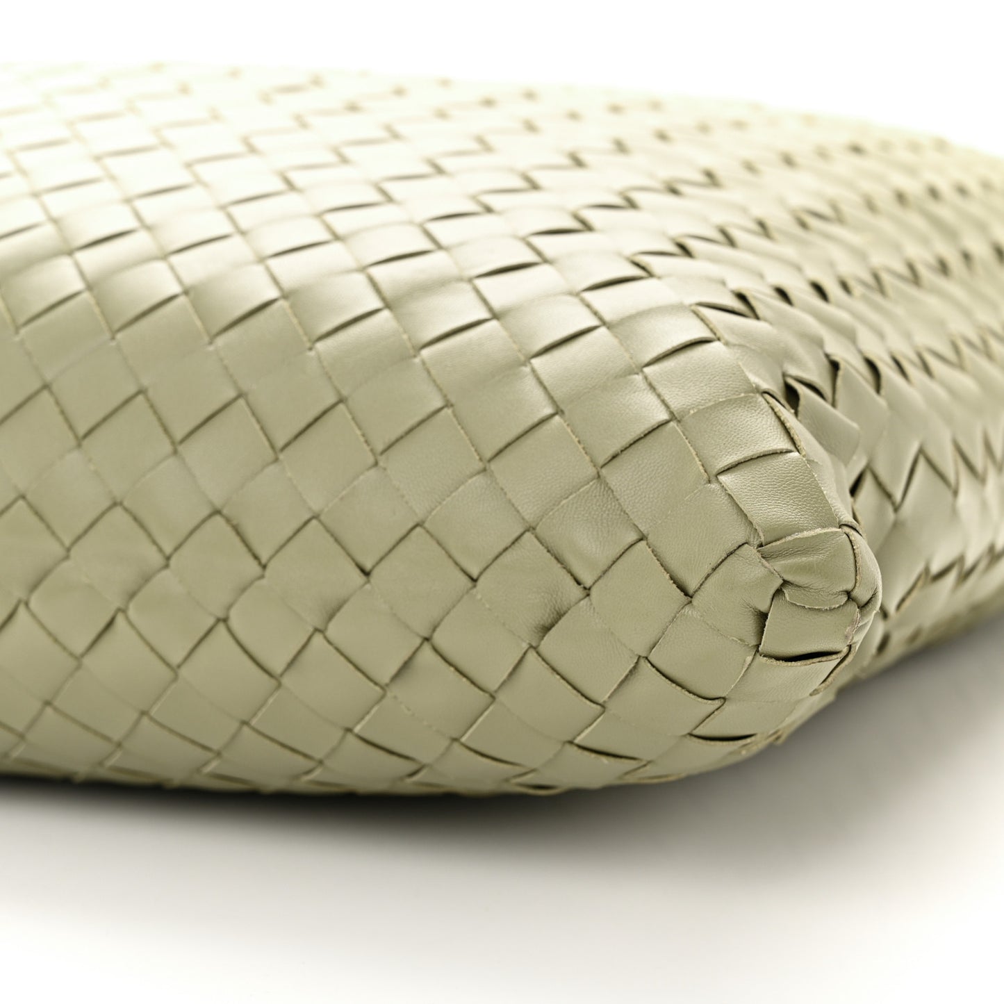 Calfskin Intrecciato Large Hop Travertine