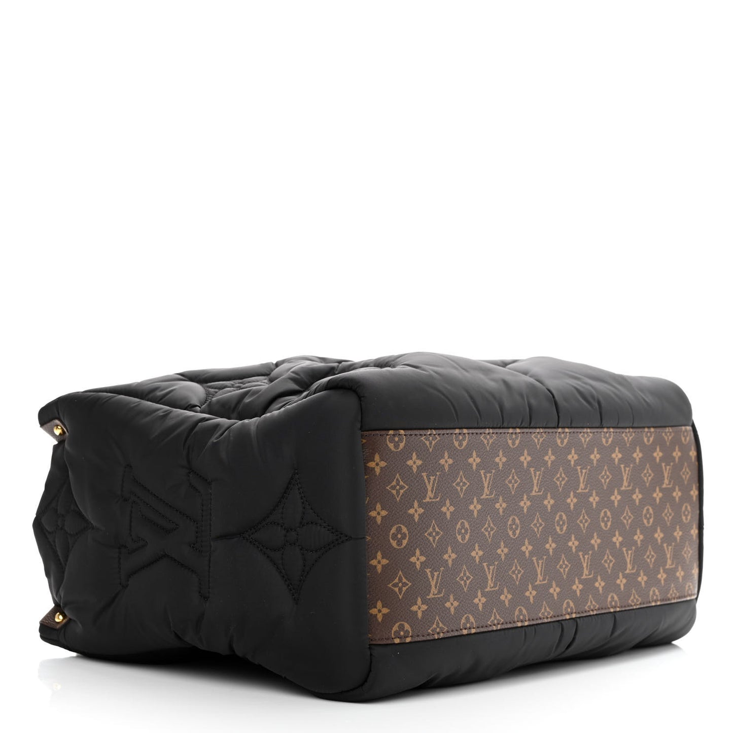 Econyl Monogram Pillow Giant Onthego MM Black