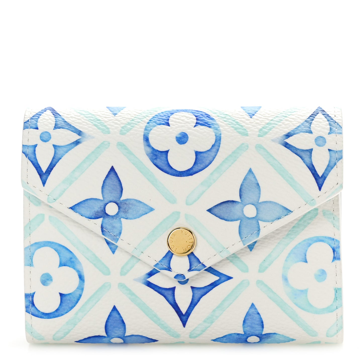 Monogram Tiles By The Pool Victorine Wallet Blue
