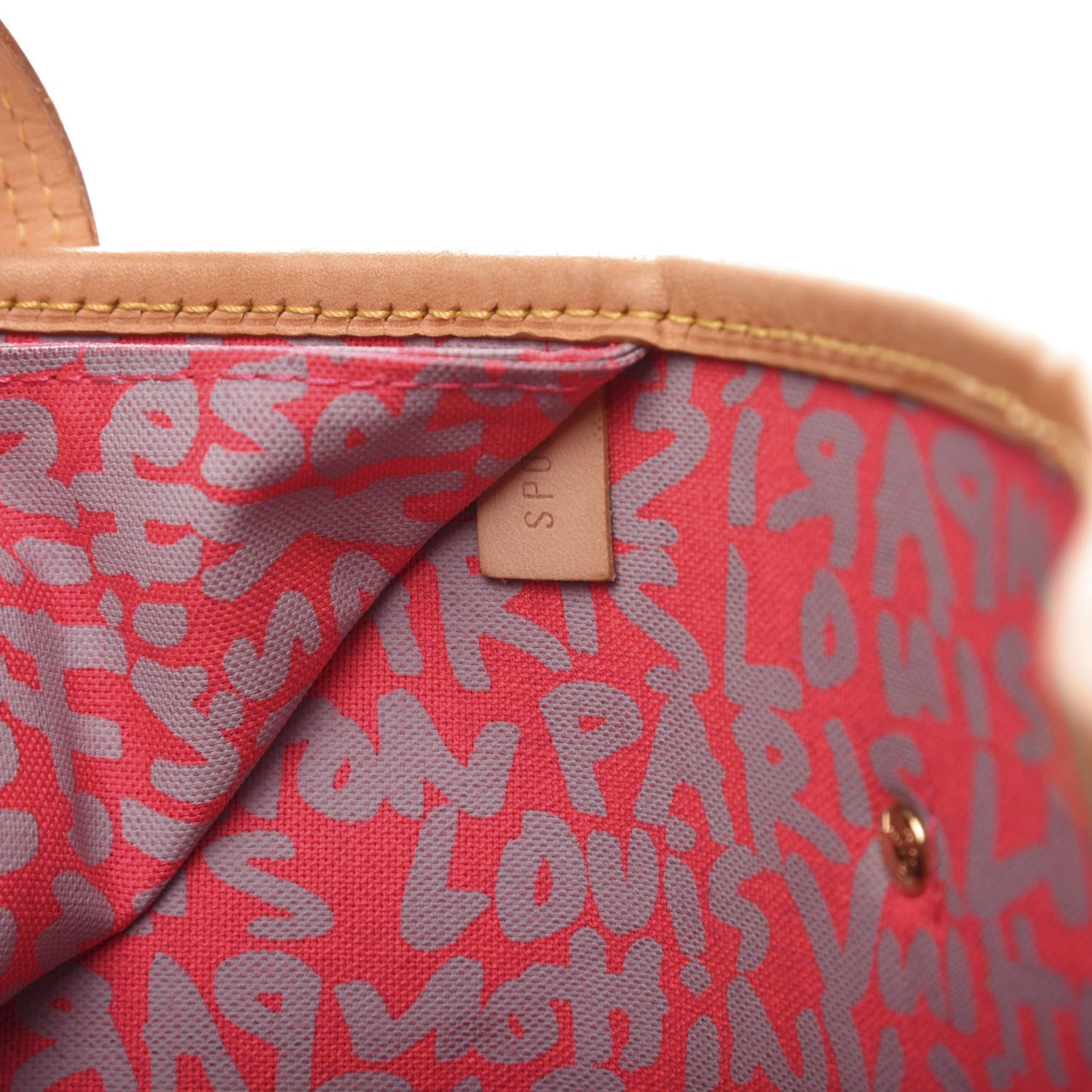 Louis Vuitton Monogram Graffiti Neverfull GM Fuchsia 7 of 12