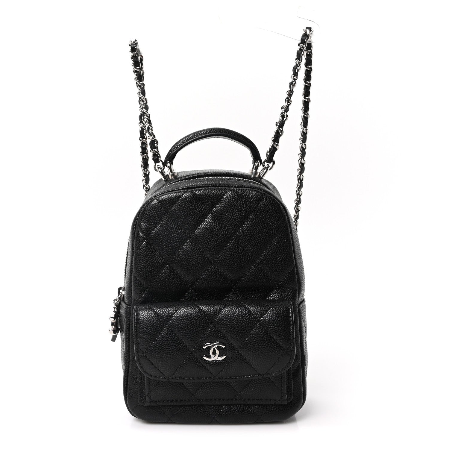 chanel mini cc backpack Chanel Caviar Quilted CC Mini Classic Backpack Black 1785996 – FASHIONPHILE
