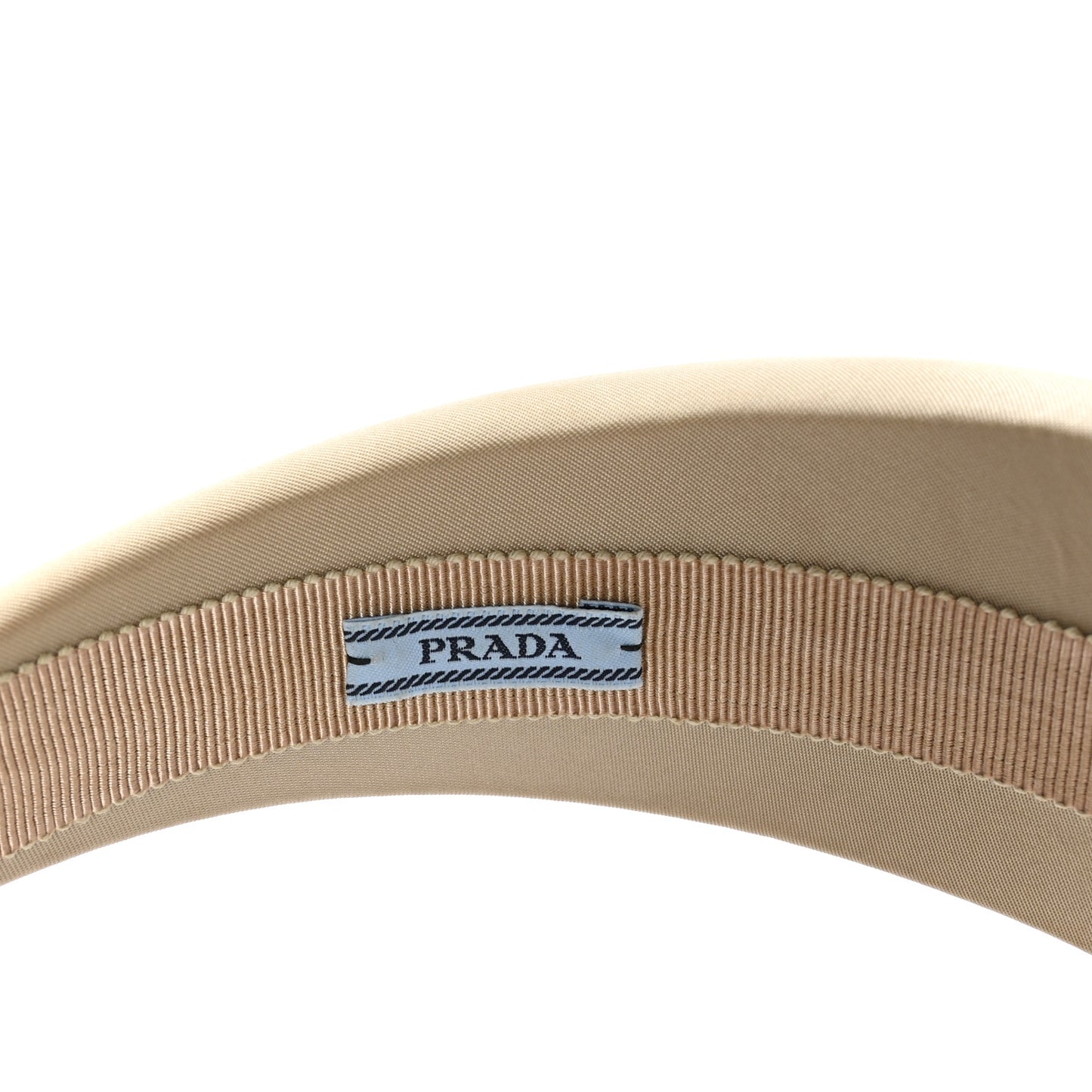 Re-Nylon Triangle Logo Headband Deserto