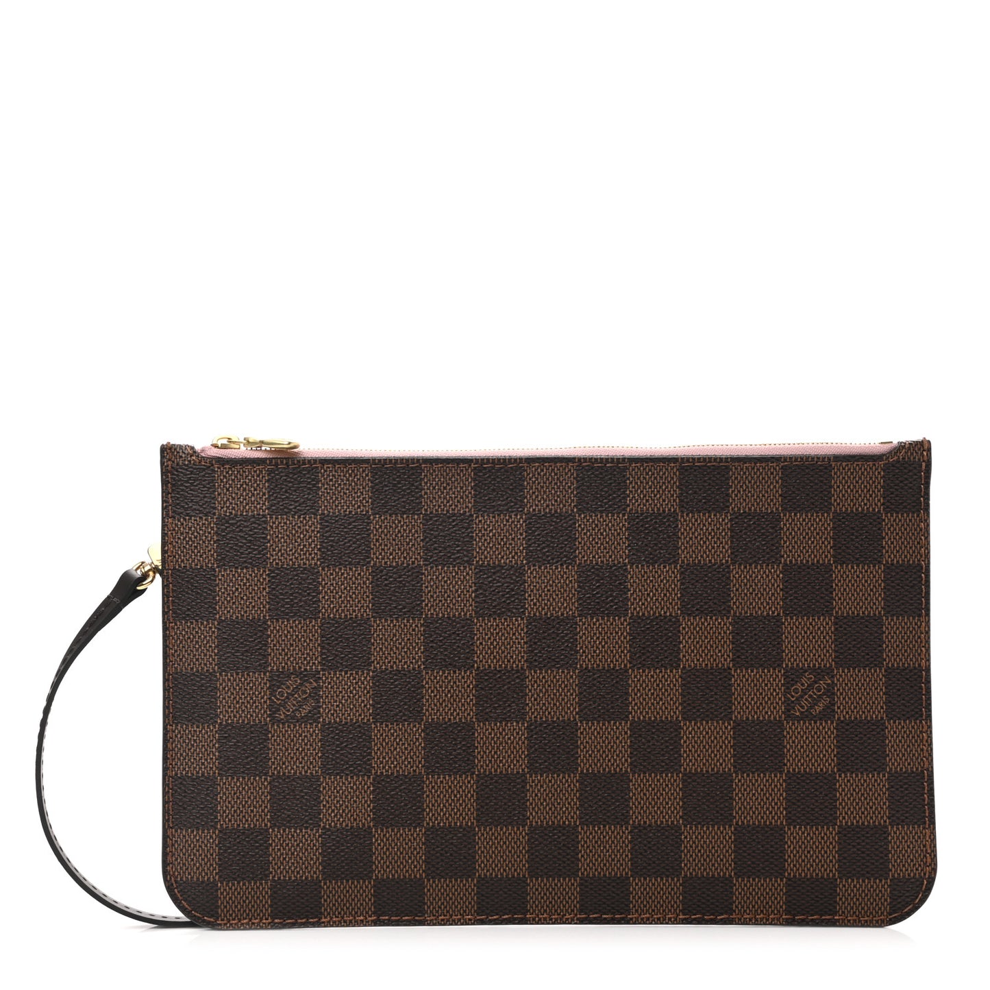 Damier Ebene Neverfull MM GM Pochette Rose Ballerine