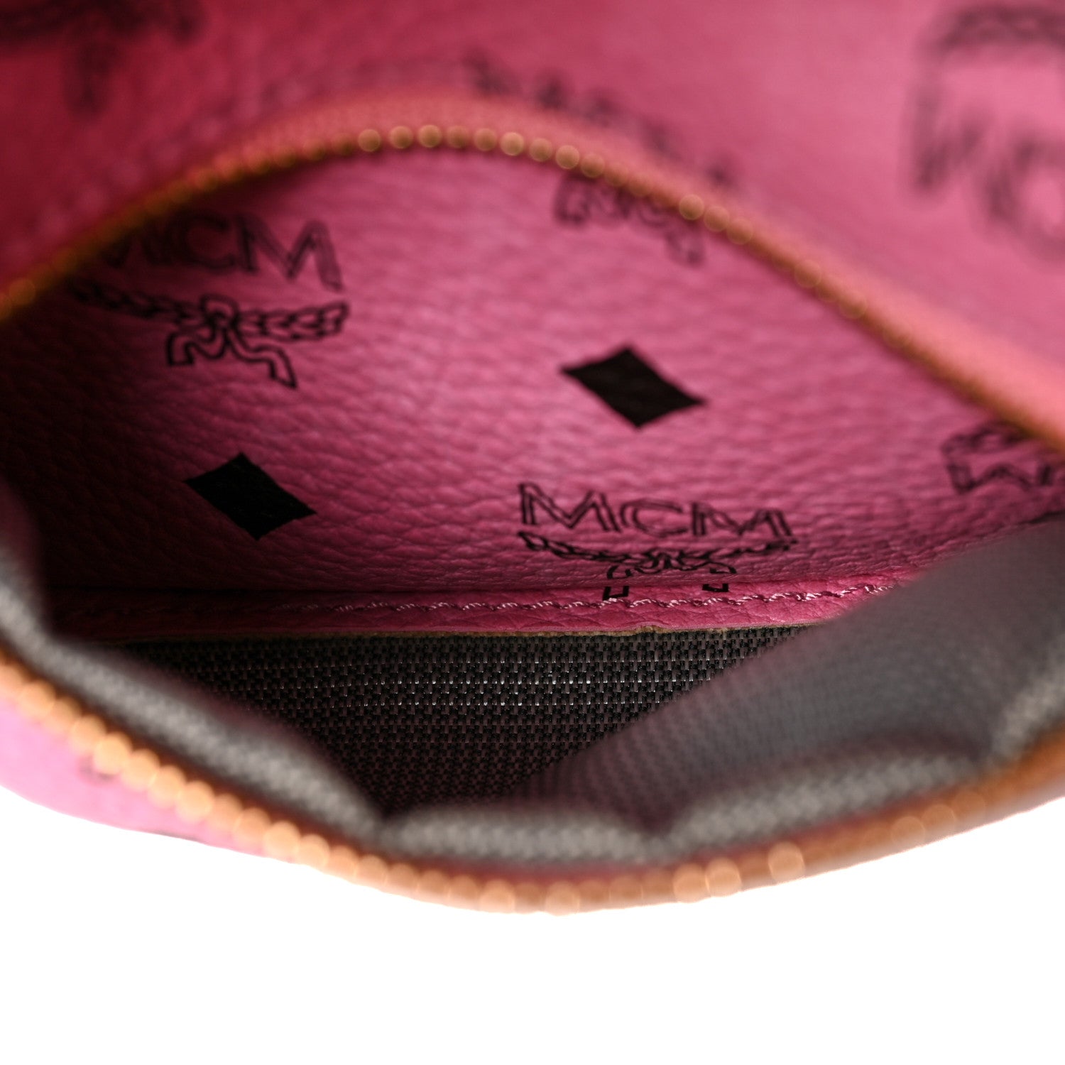 MCM Visetos Side Stud Mini Stark Backpack Pink 6 of 12