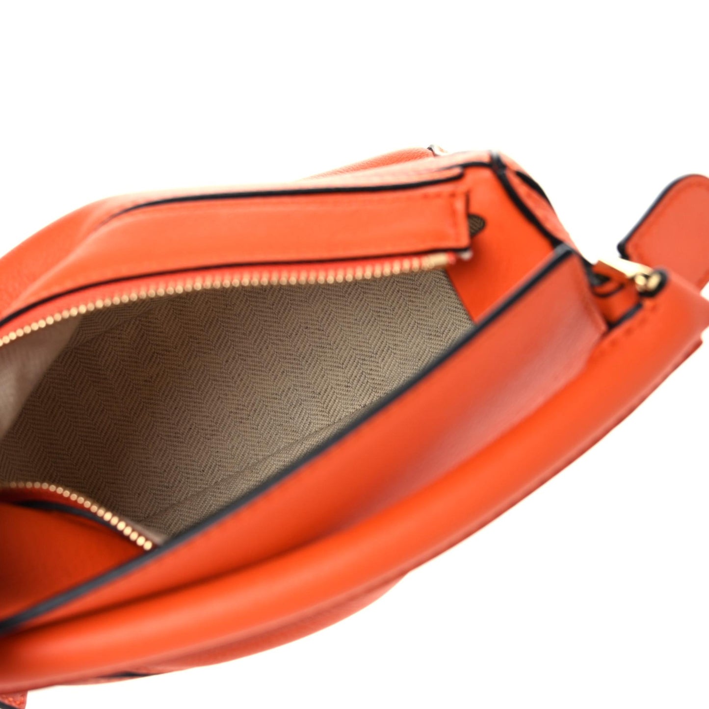 Calfskin Mini Puzzle Bag Orange