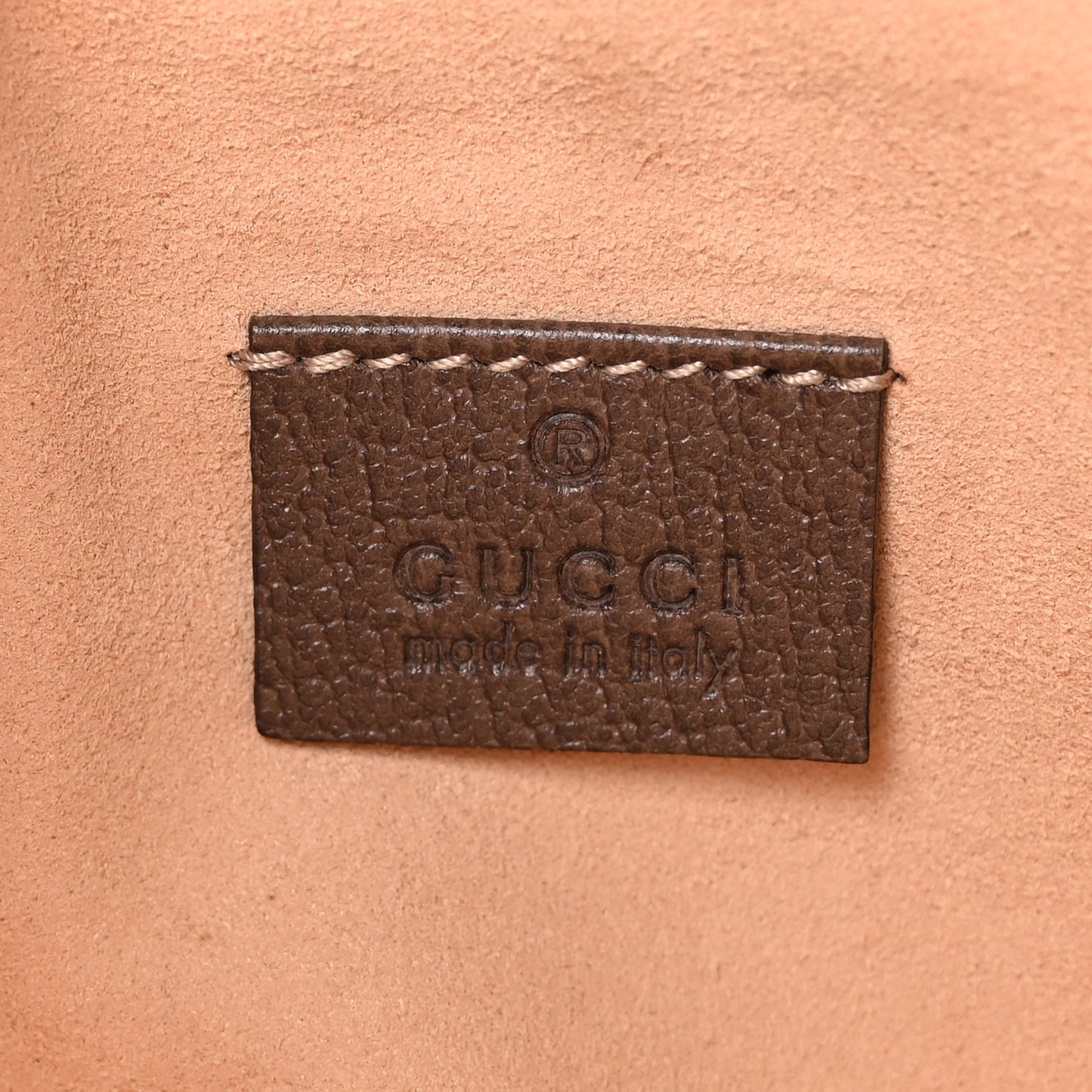 GG Supreme Monogram Large Ophidia Pouch Clutch Brown