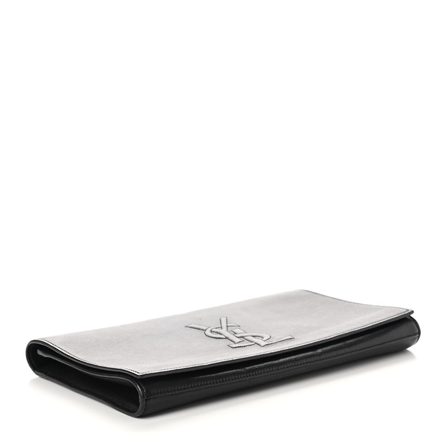 Calfskin Monogram Large Belle De Jour Clutch Black