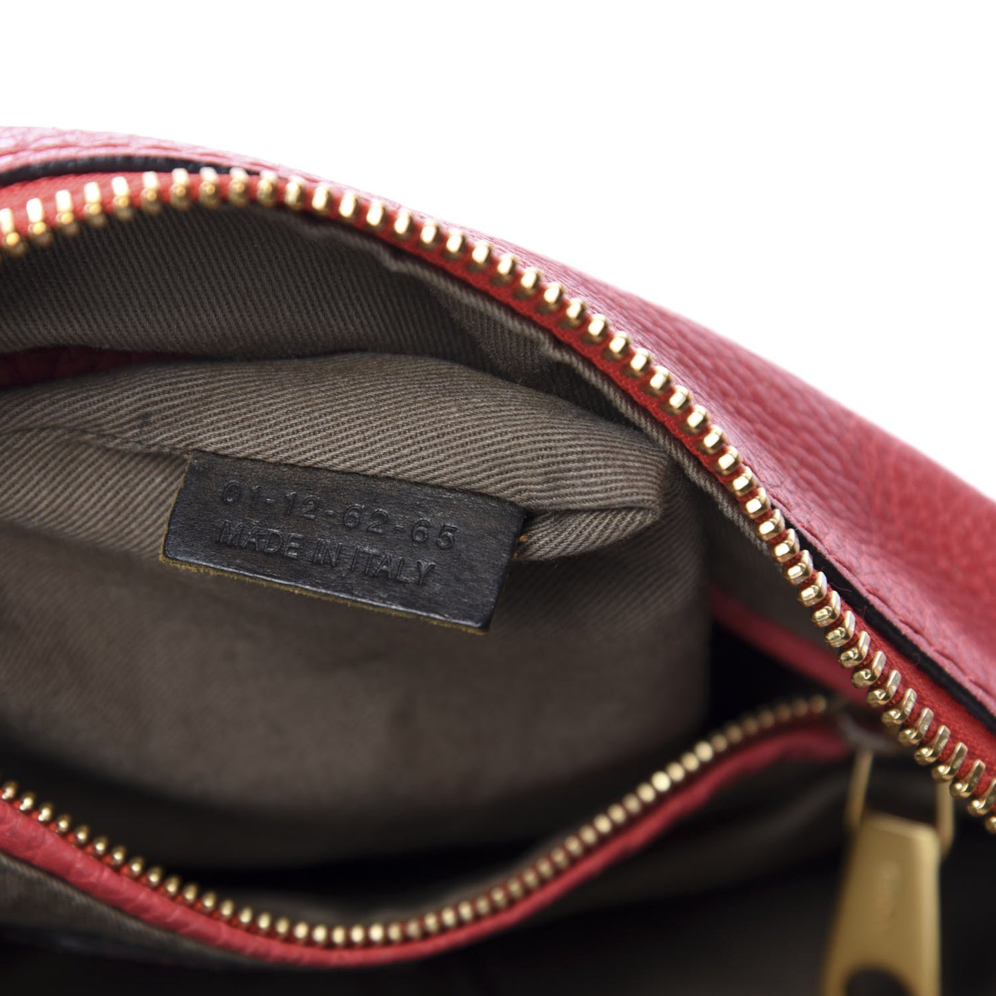Calfskin Medium Marcie Satchel Red