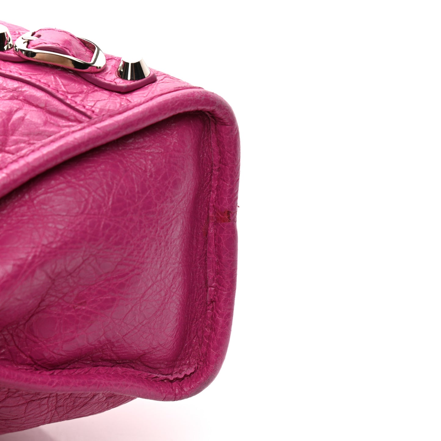 Agneau Classic Silver Hardware S City Rose Magenta