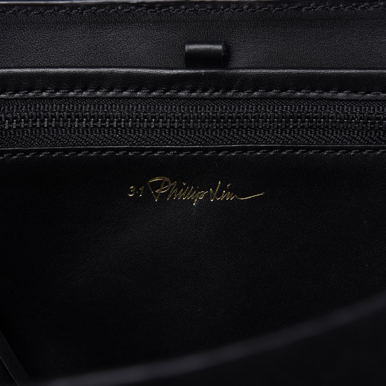 3.1 Phillip Lim Smooth Calfskin Glitter Mini Pashli Satchel Black 8 of 8