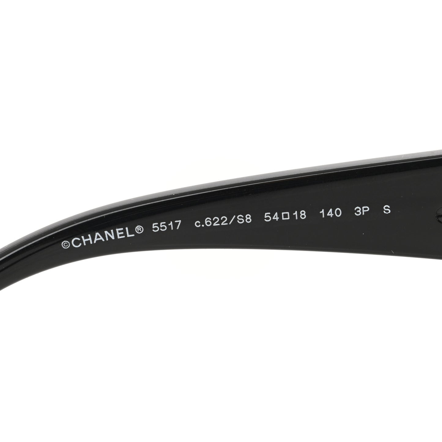 Acetate Enamel Heart Butterfly Sunglasses 5517 Black