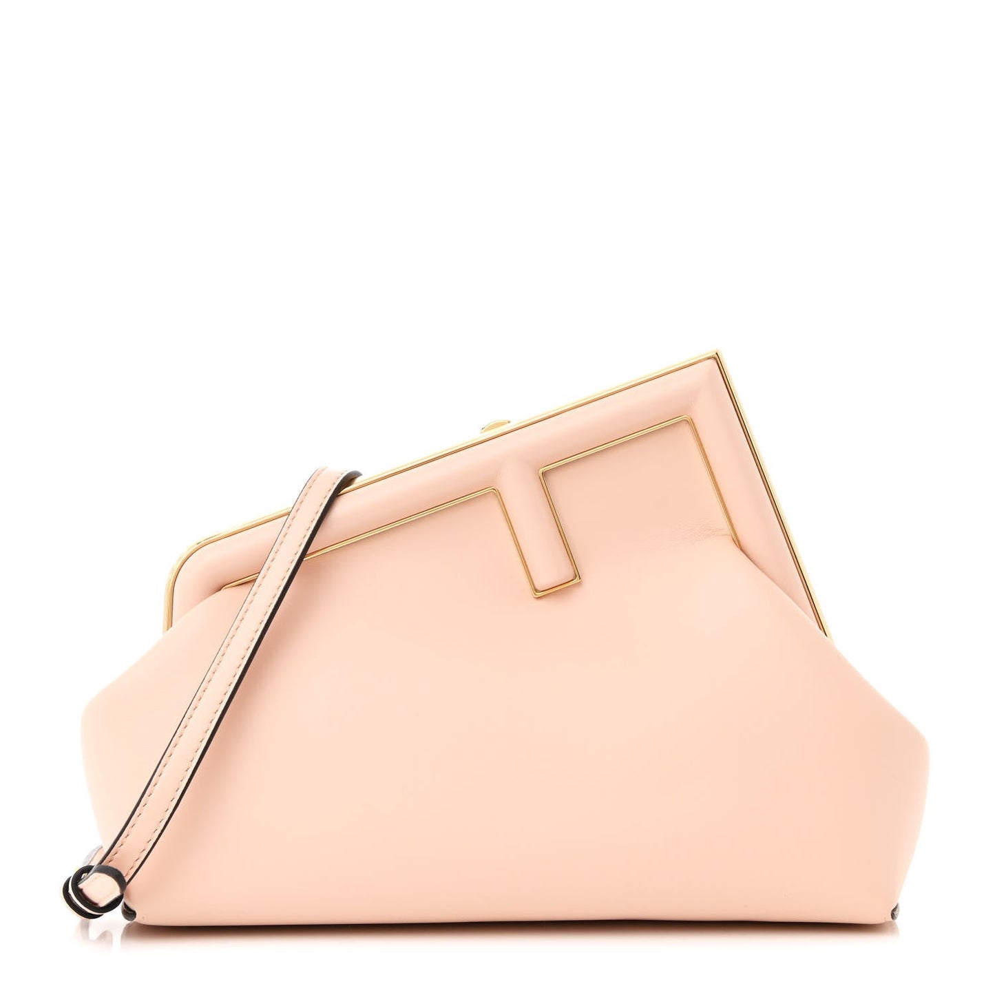 Shiny Nappa Small Fendi First Light Rose