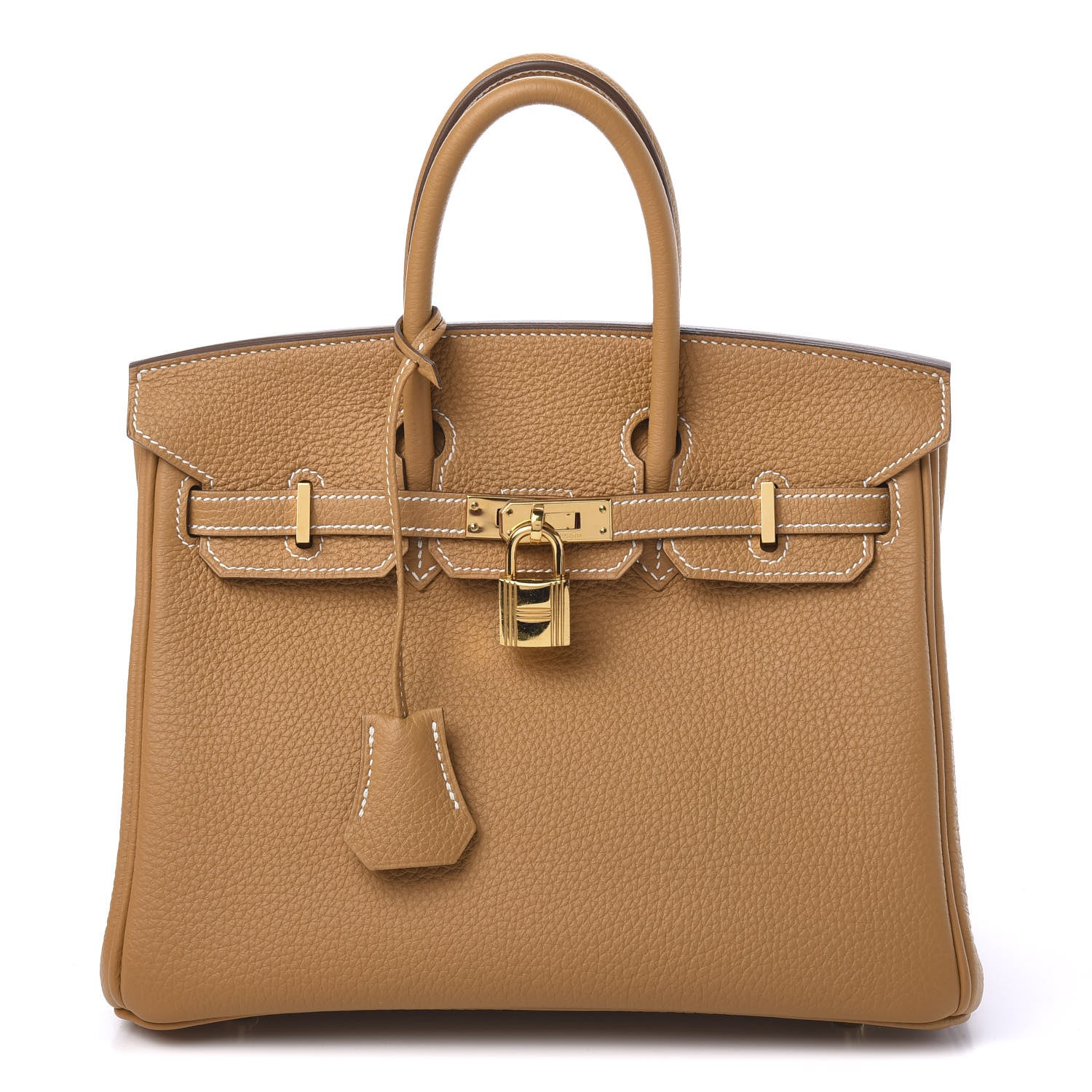 Hermes Togo Birkin 25 Natural Sable 592210 – FASHIONPHILE