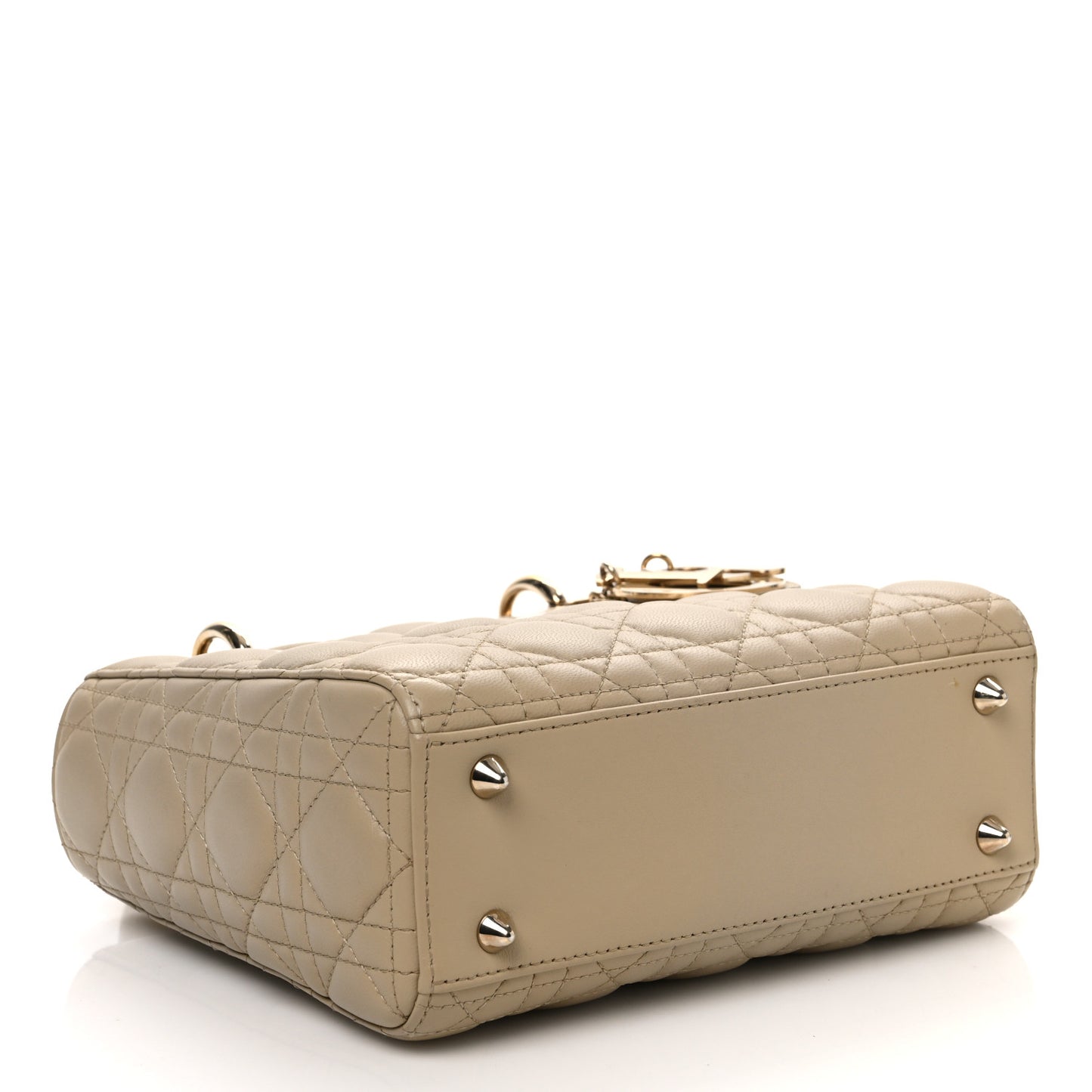 Lambskin Cannage Small My ABCDior Lady Dior Beige