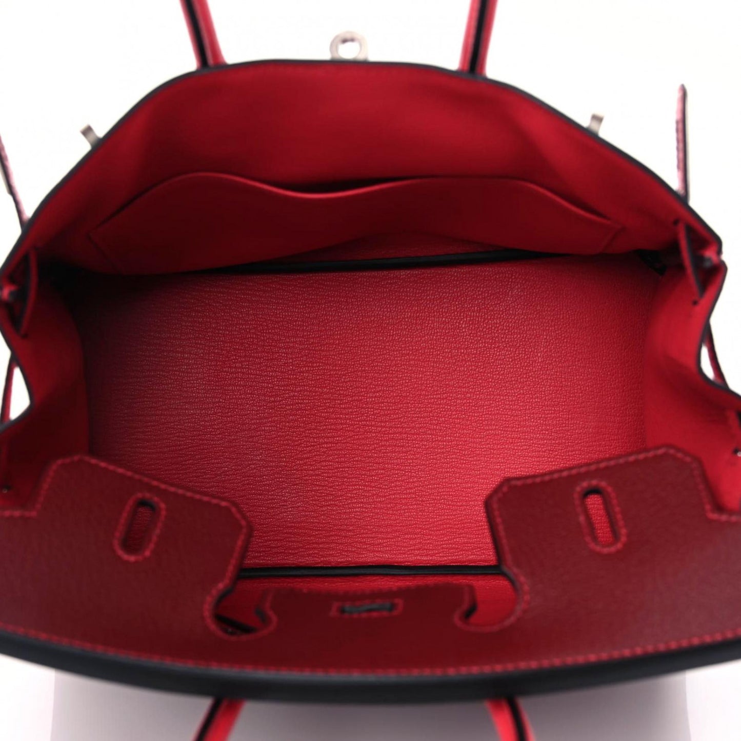 Chevre Mysore Horseshoe Birkin 25 Rouge H Bougainvillea