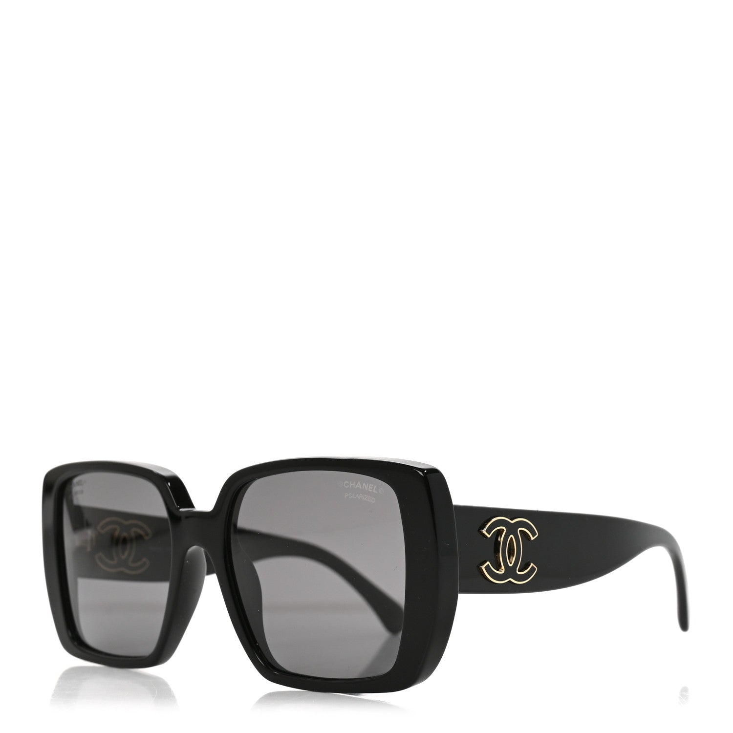 Chanel Acetate CC Square Sunglasses 5541-A Black 1920224