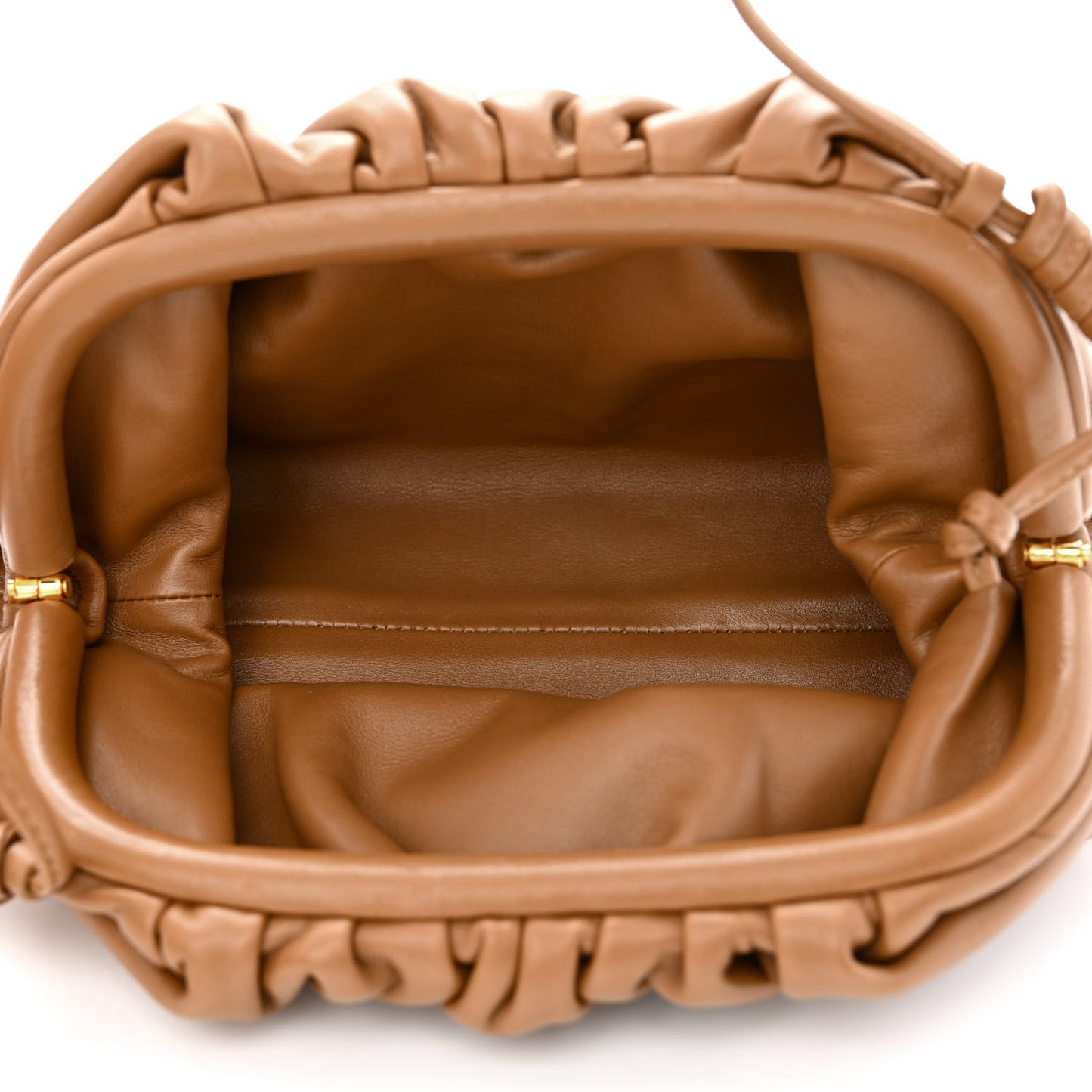 Butter Calfskin The Mini Pouch Camel