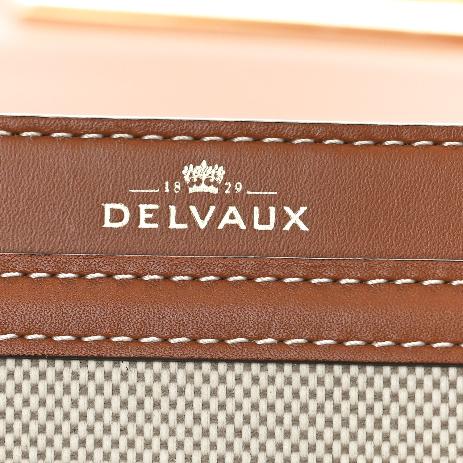 Delvaux Olen Calfskin Small Lingot Crossbody natural tan 6 of 10