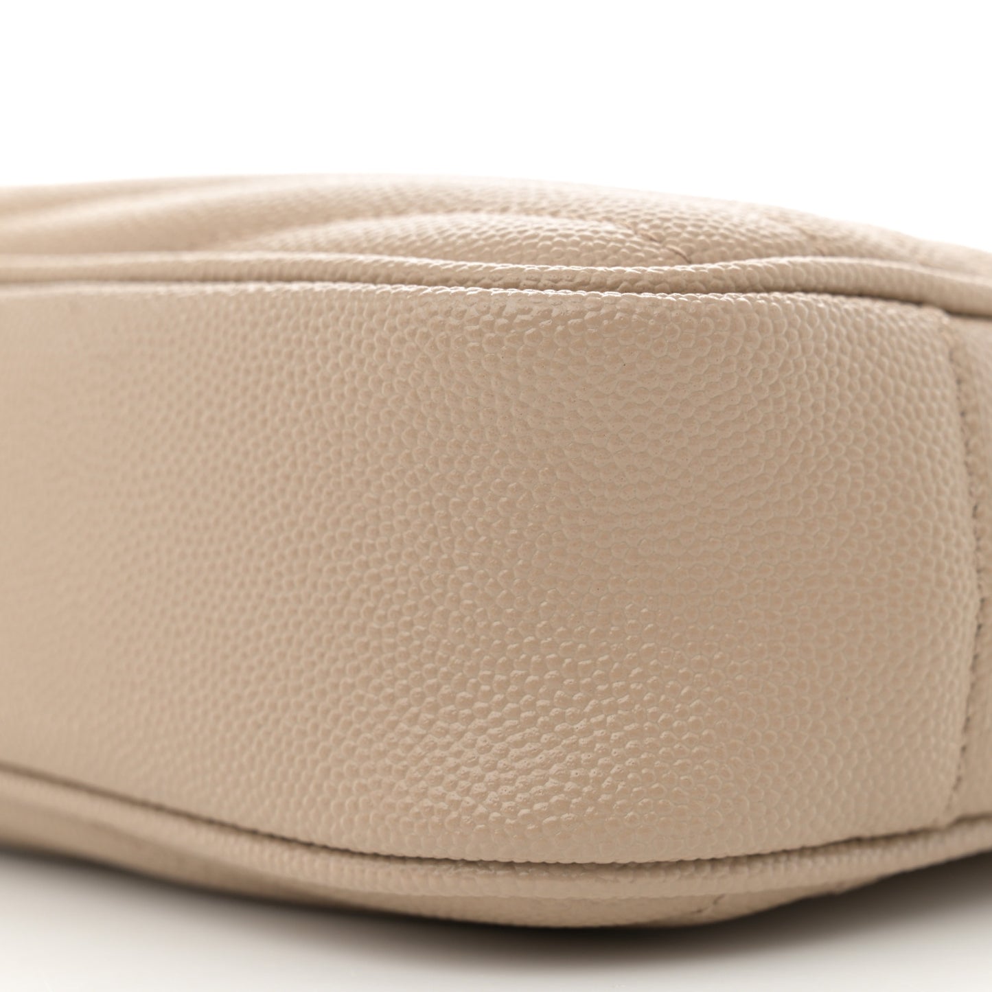 Grain De Poudre Matelasse Monogram Mini Lou Camera Bag Dark Latte