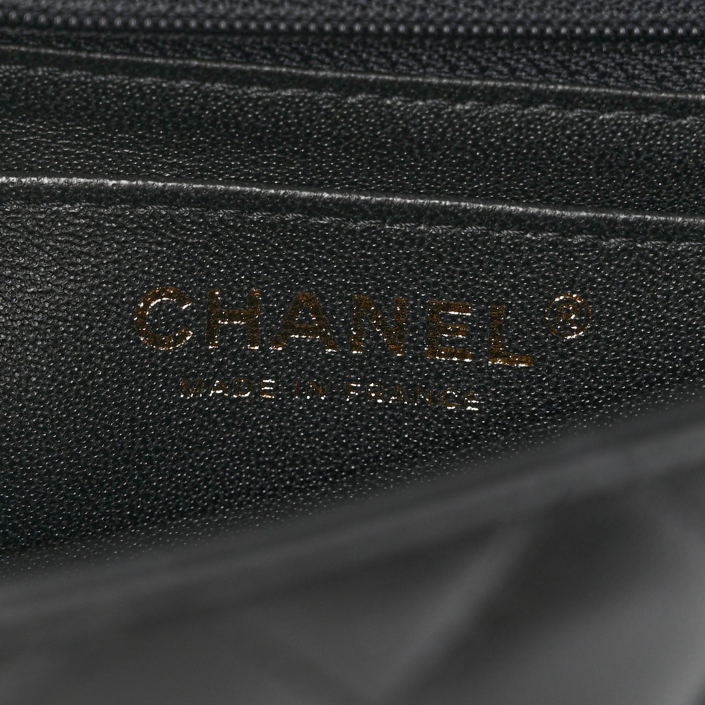 Lambskin Quilted Mini Rectangular Flap Black